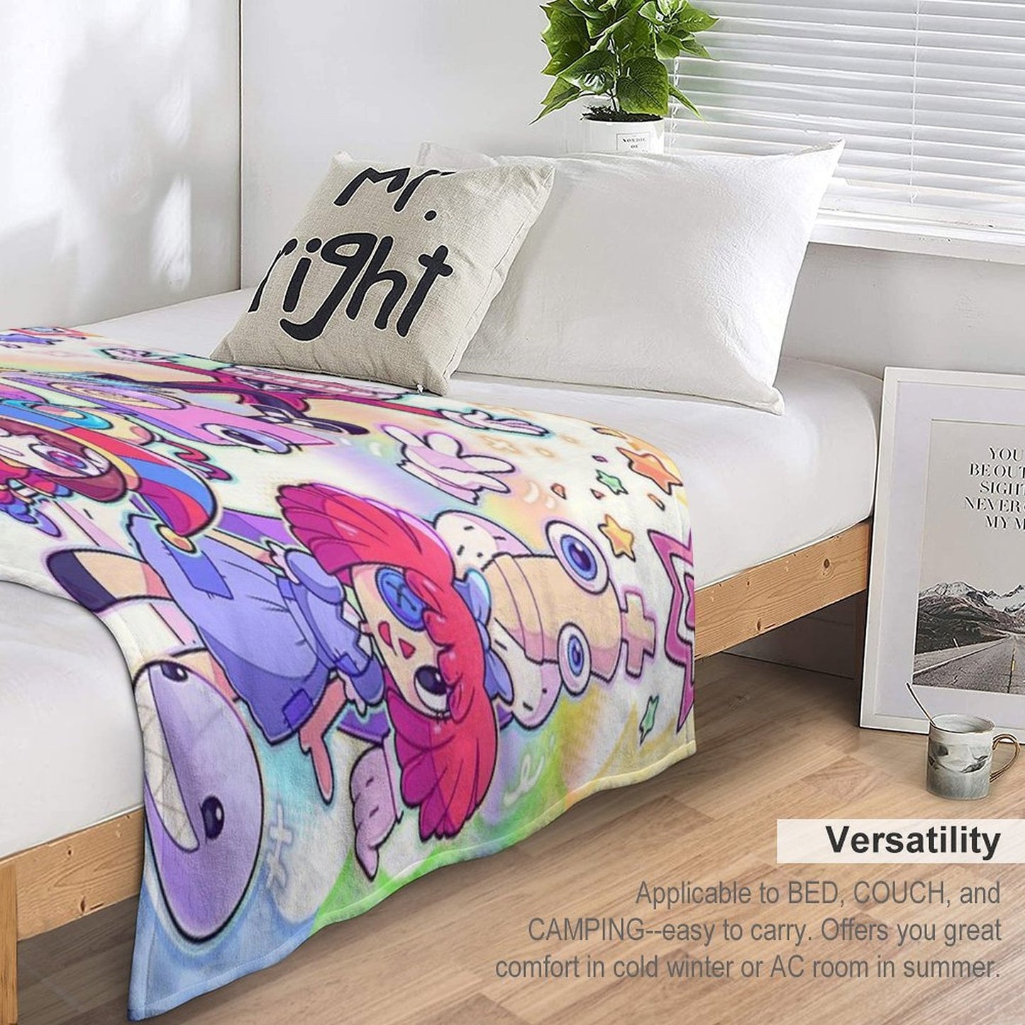 The Amazing Digital Circus Multi-functional Throw Blanket