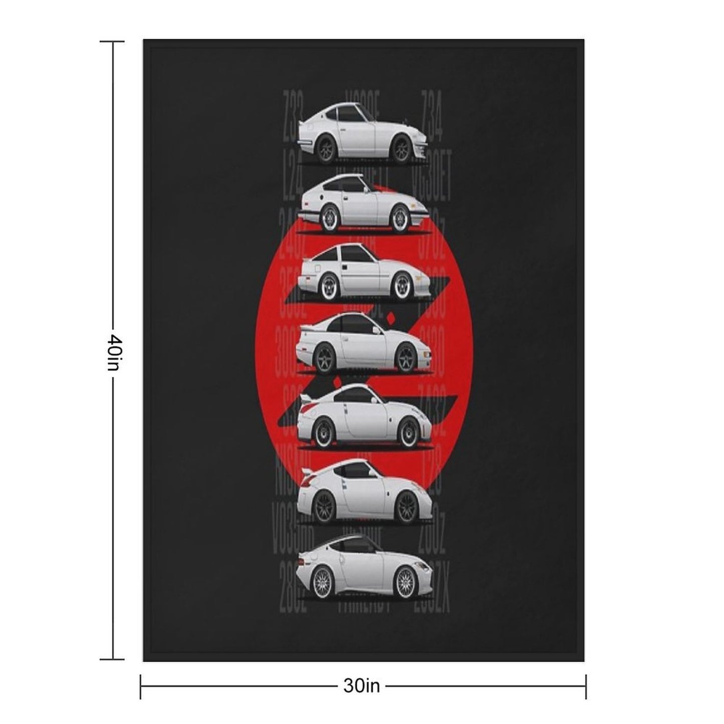 Z Generations (White) Plush Throw Blanket