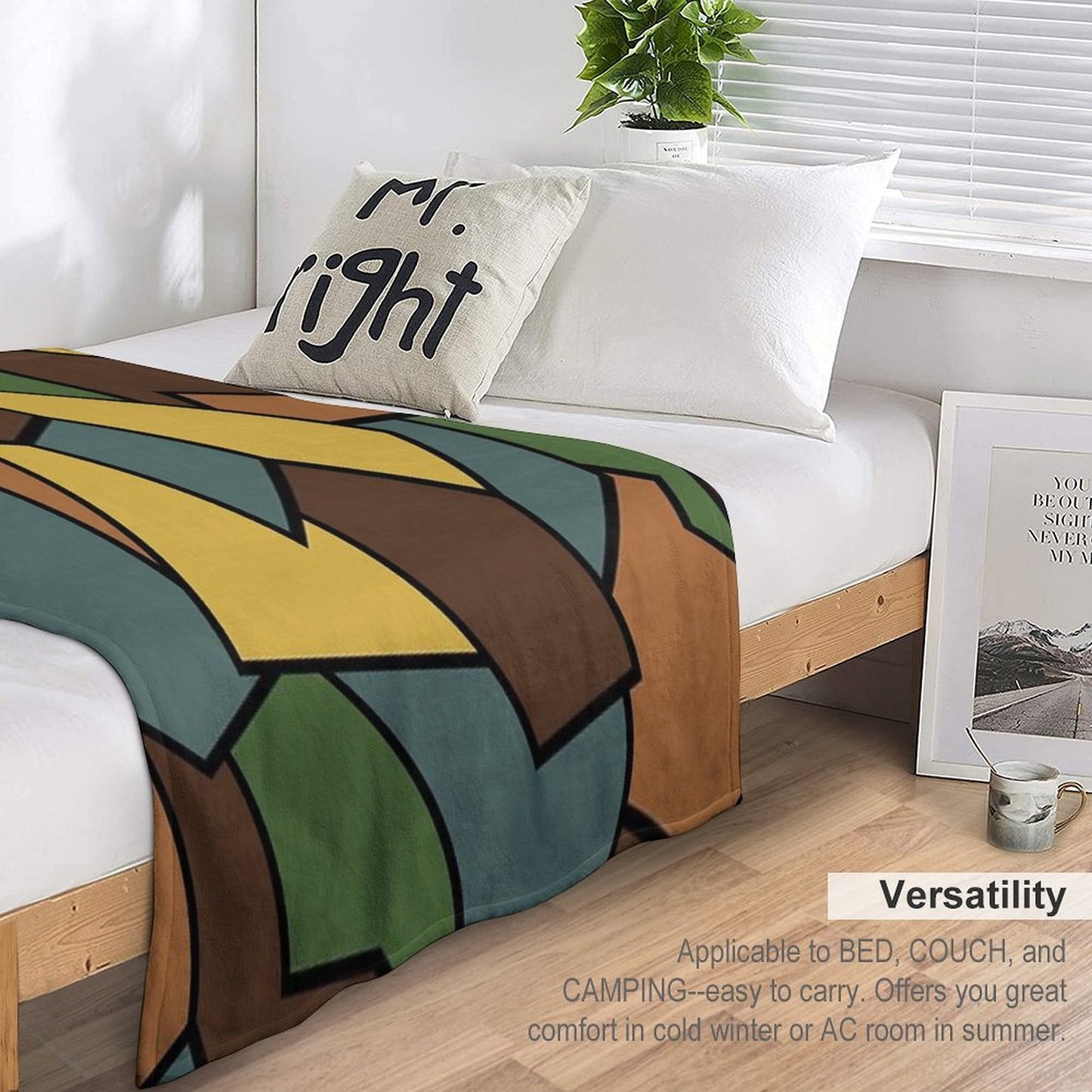 WW1 German Camouflage Multi-functional Throw Blanket