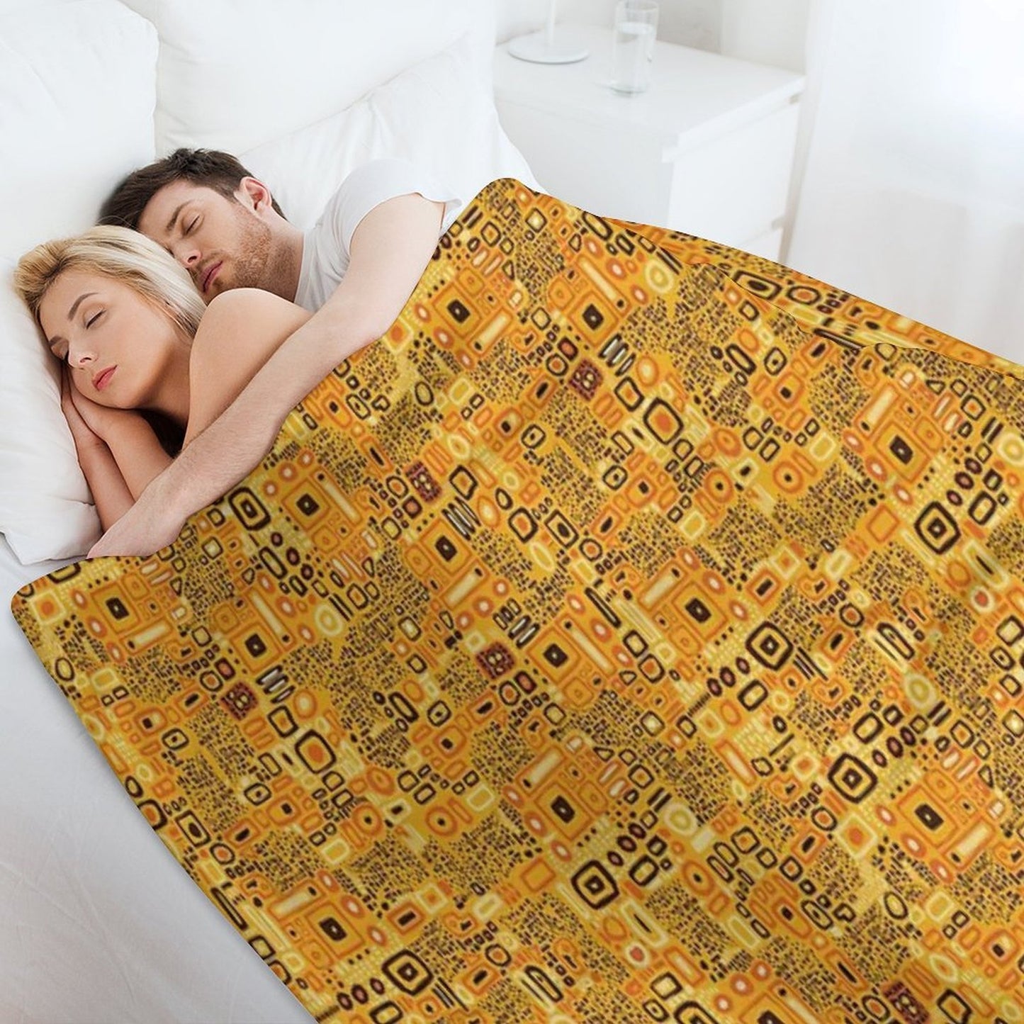 Klimt Pattern Anti-pilling Throw Blanket