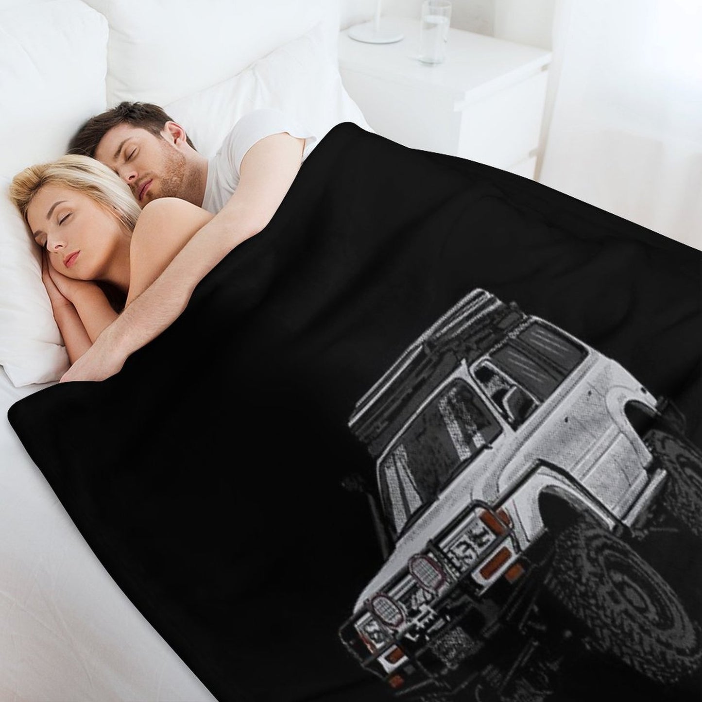 Landcruiser T-ShirtLc80 Yota Quick-dry Throw Blanket