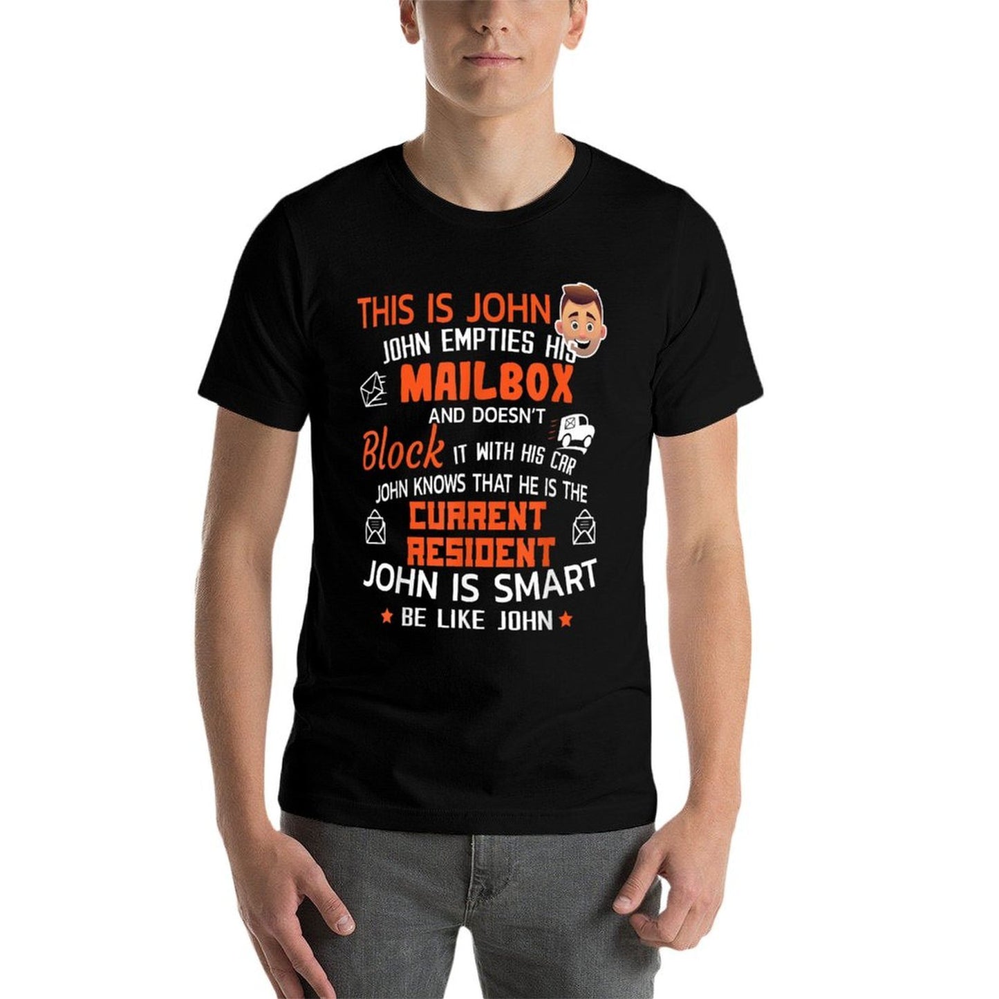 Funny Mail Carrier Gift For Postman Mailman Postal Worker Moisture-wicking T-Shirt