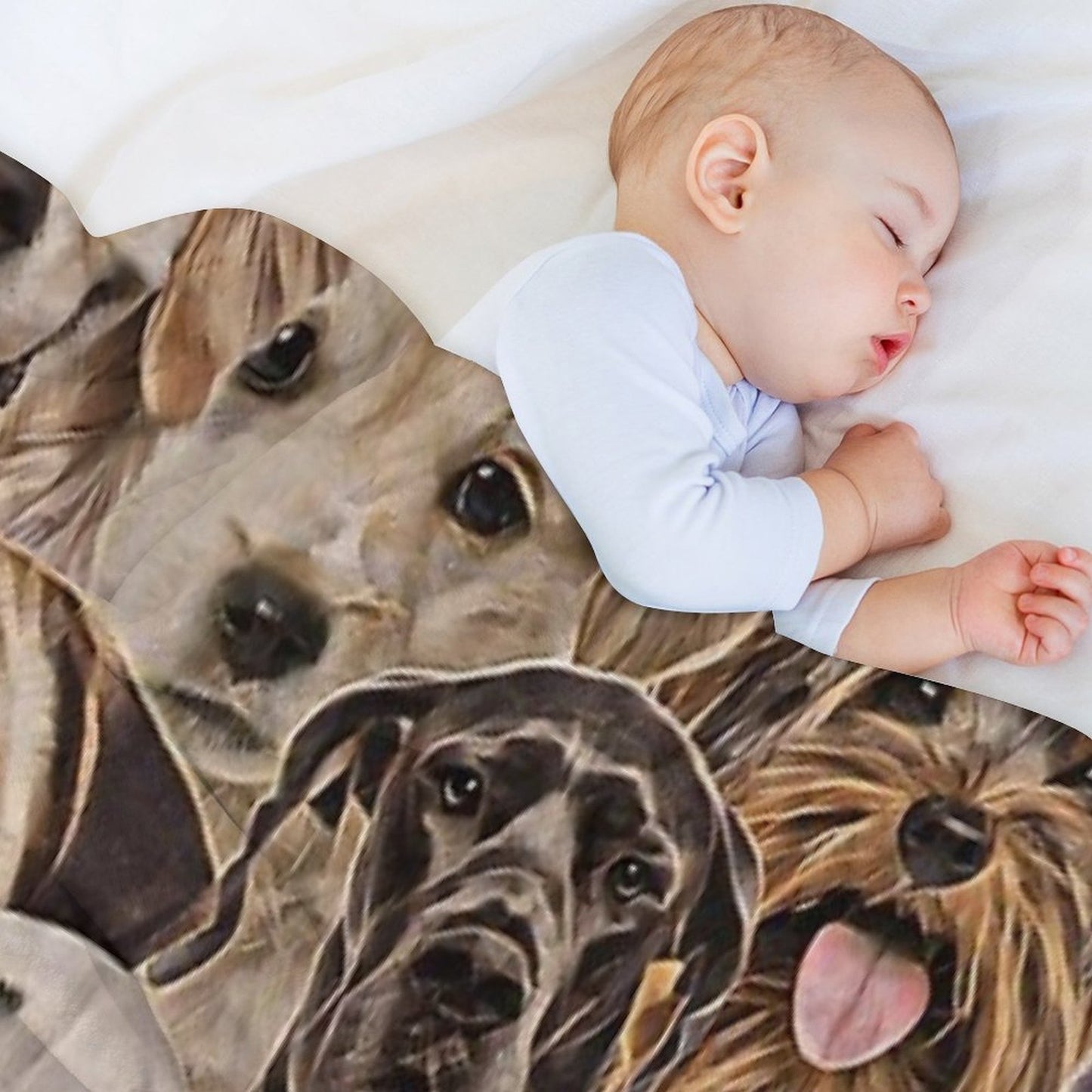 Cool Dogs ) All-season Throw Blanket
