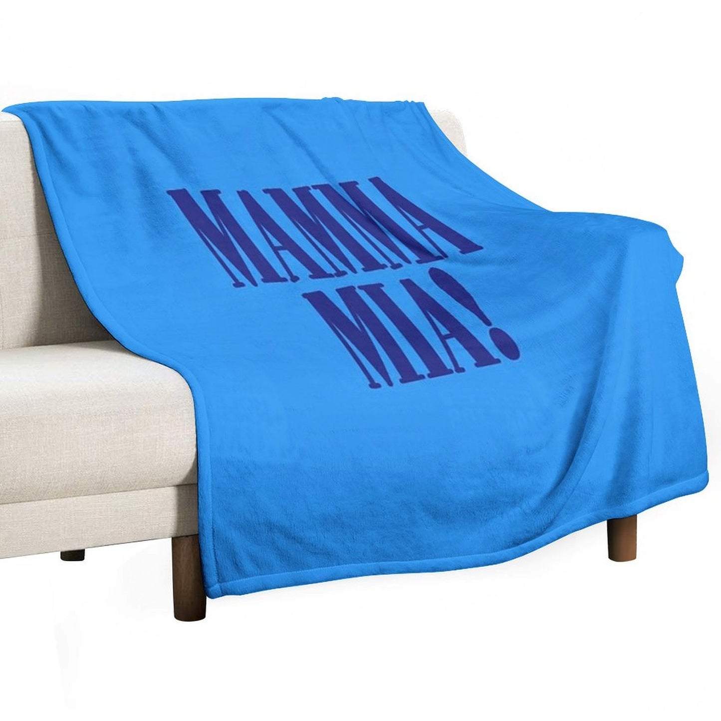 Mamma Mia Sticker Lightweight Throw Blanket