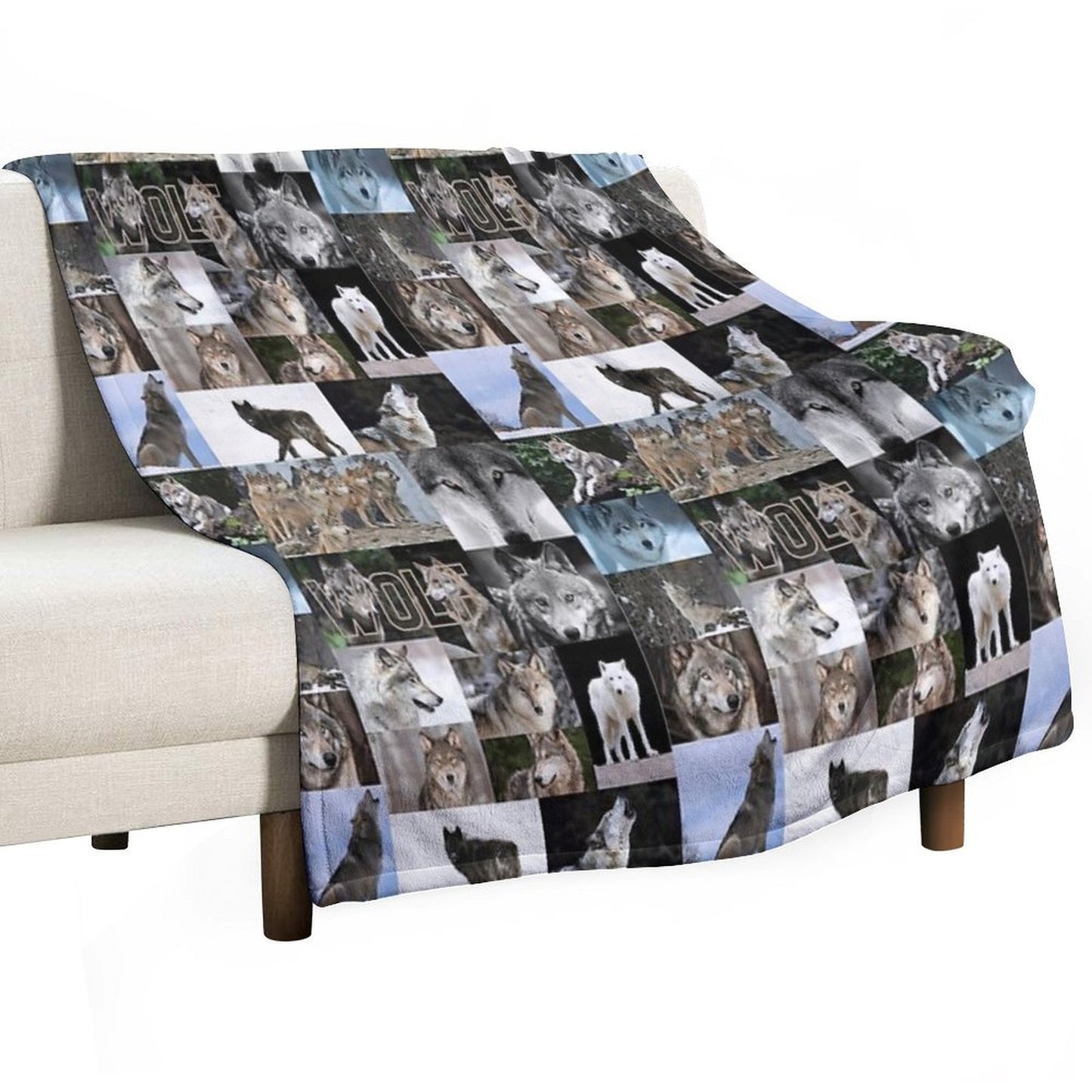Worrisome Wolves Velvety-soft Throw Blanket
