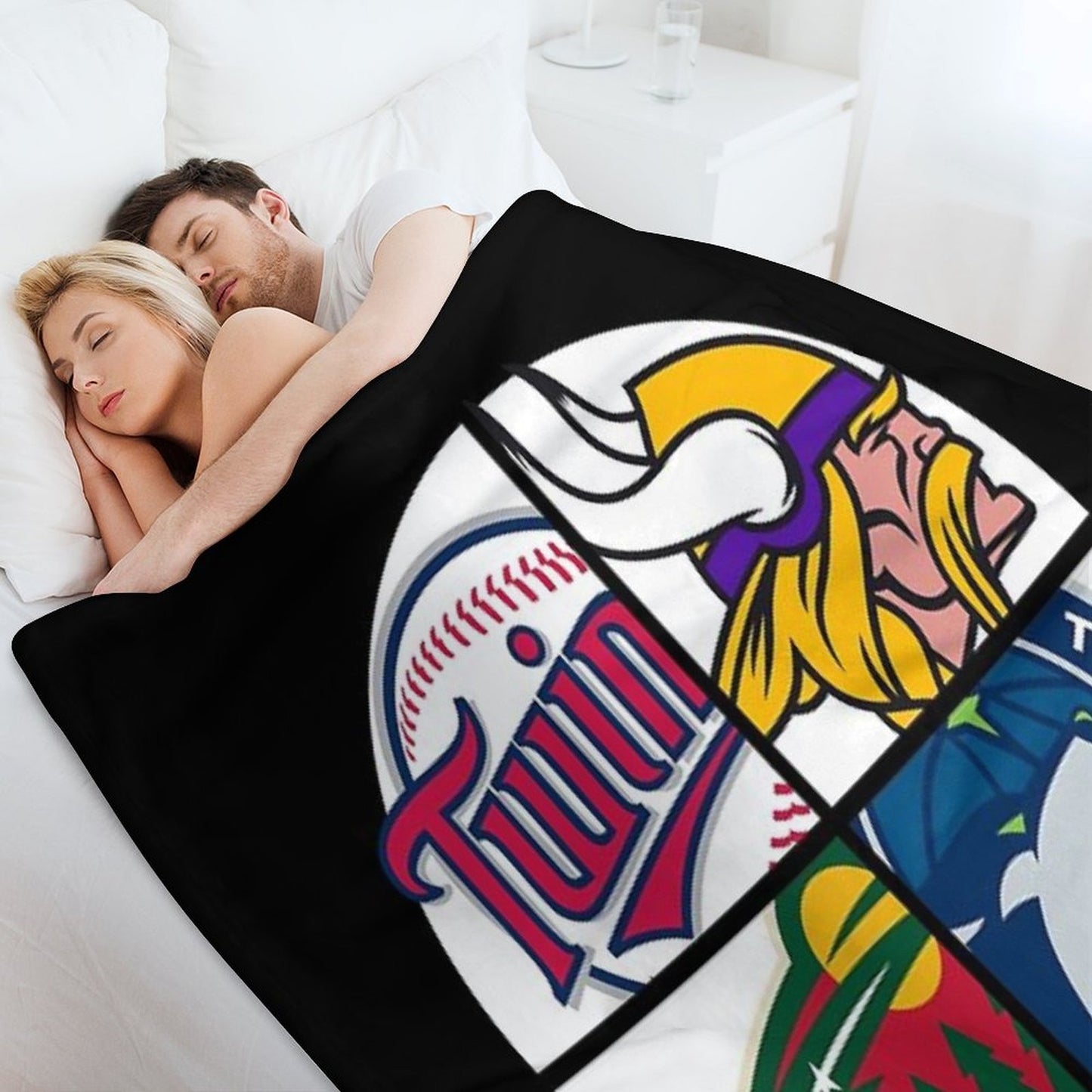 Minnesota Sports Shrink-resistant Throw Blanket