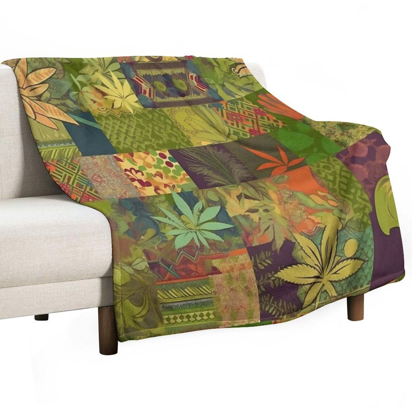 Hash And Cannabis Club Durable Throw Blanket