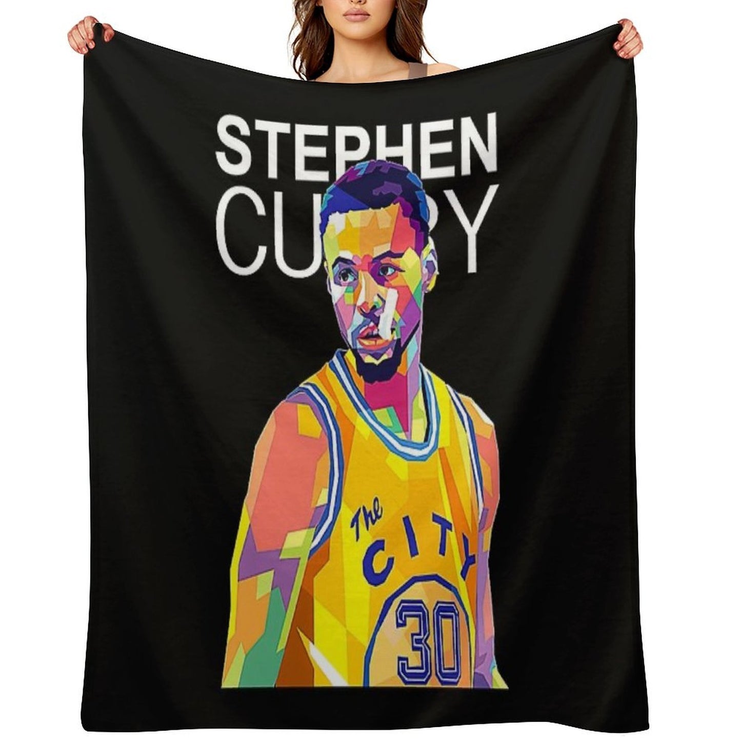 Stephen Curry Velvety-soft Throw Blanket