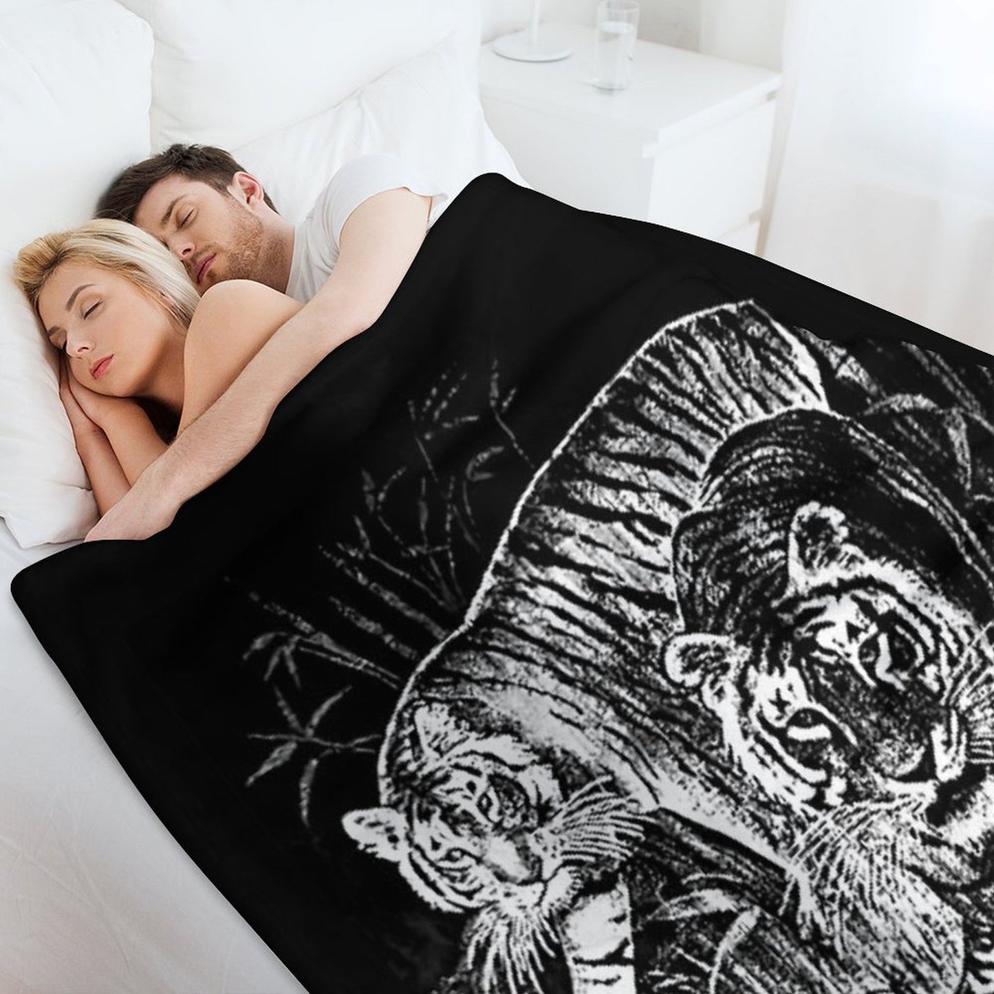 Cobija Del Tigre Mexican Blanket Tiger Meme Easy Care Throw Blanket