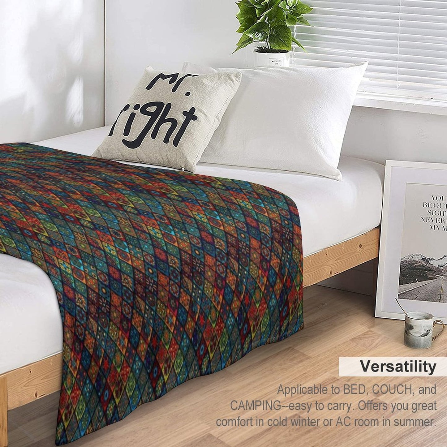 Unique Pattern Multi-functional Throw Blanket