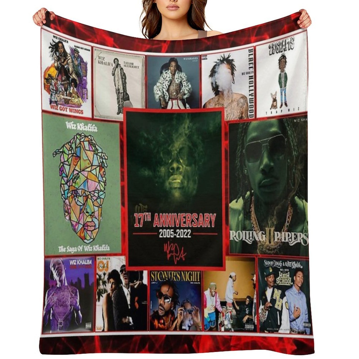 Greatest Albums 17th Anniversary 2005-2022 Plush Throw Blanket