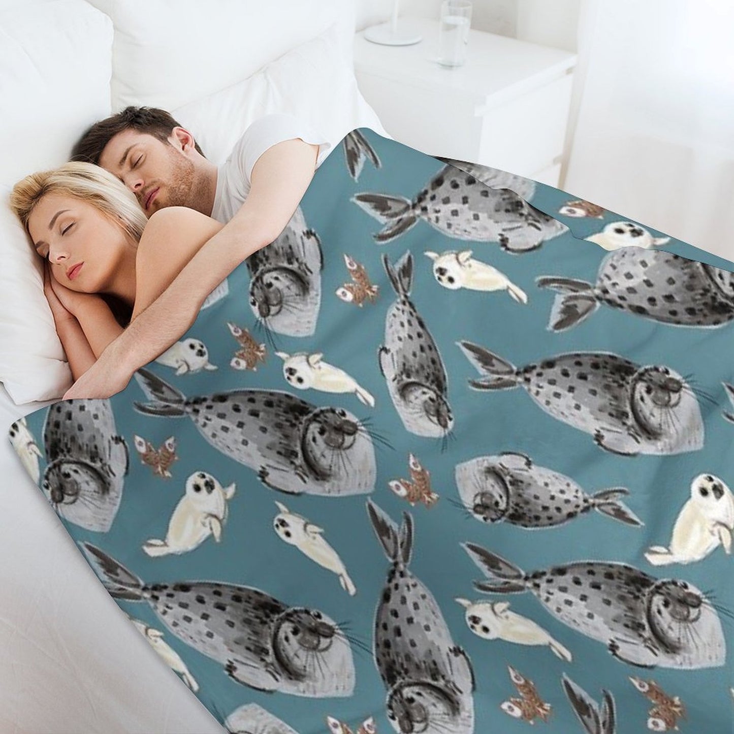 Common Seal Eco-conscious Throw Blanket