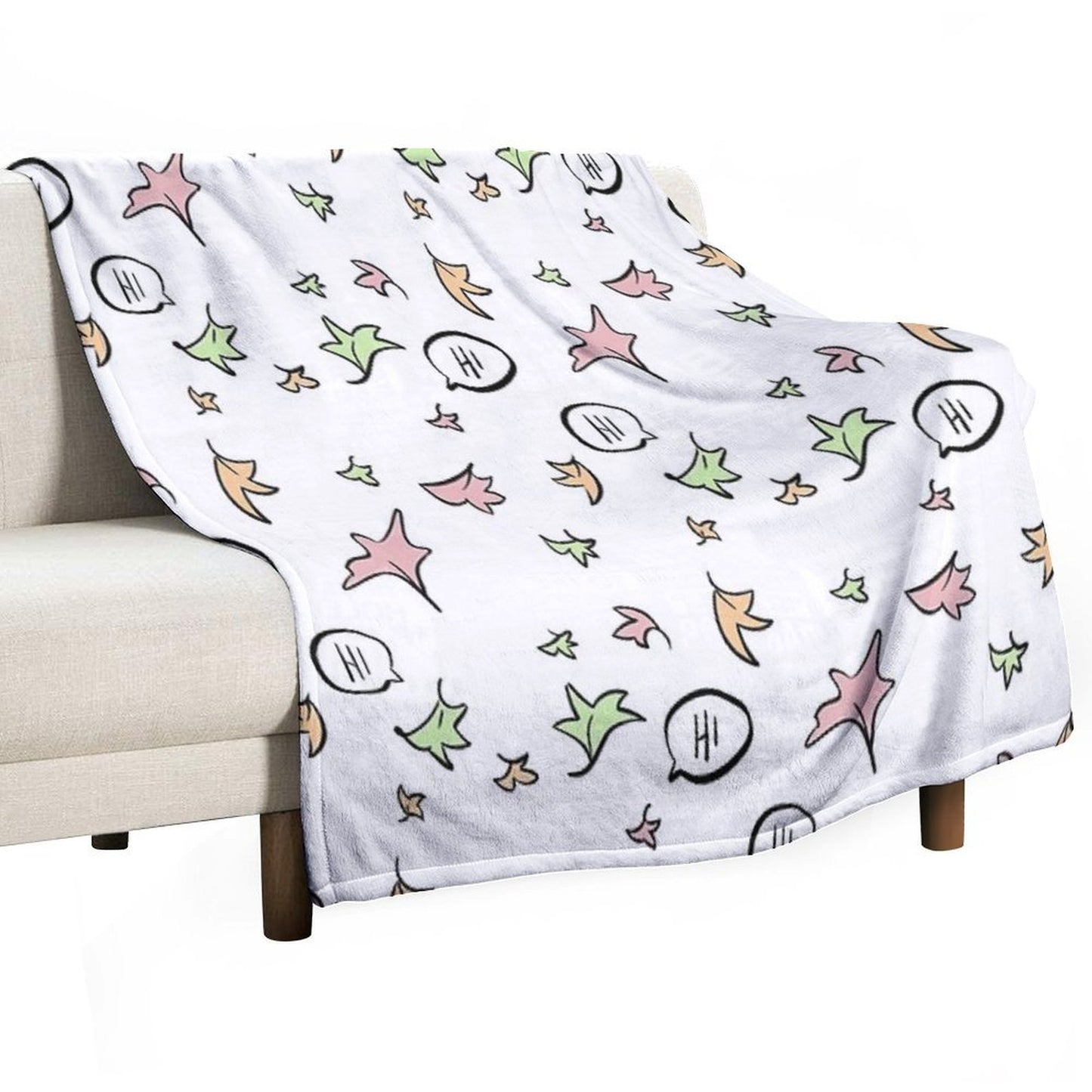 Heartstopper Netflix Nick Charlie Plush Throw Blanket