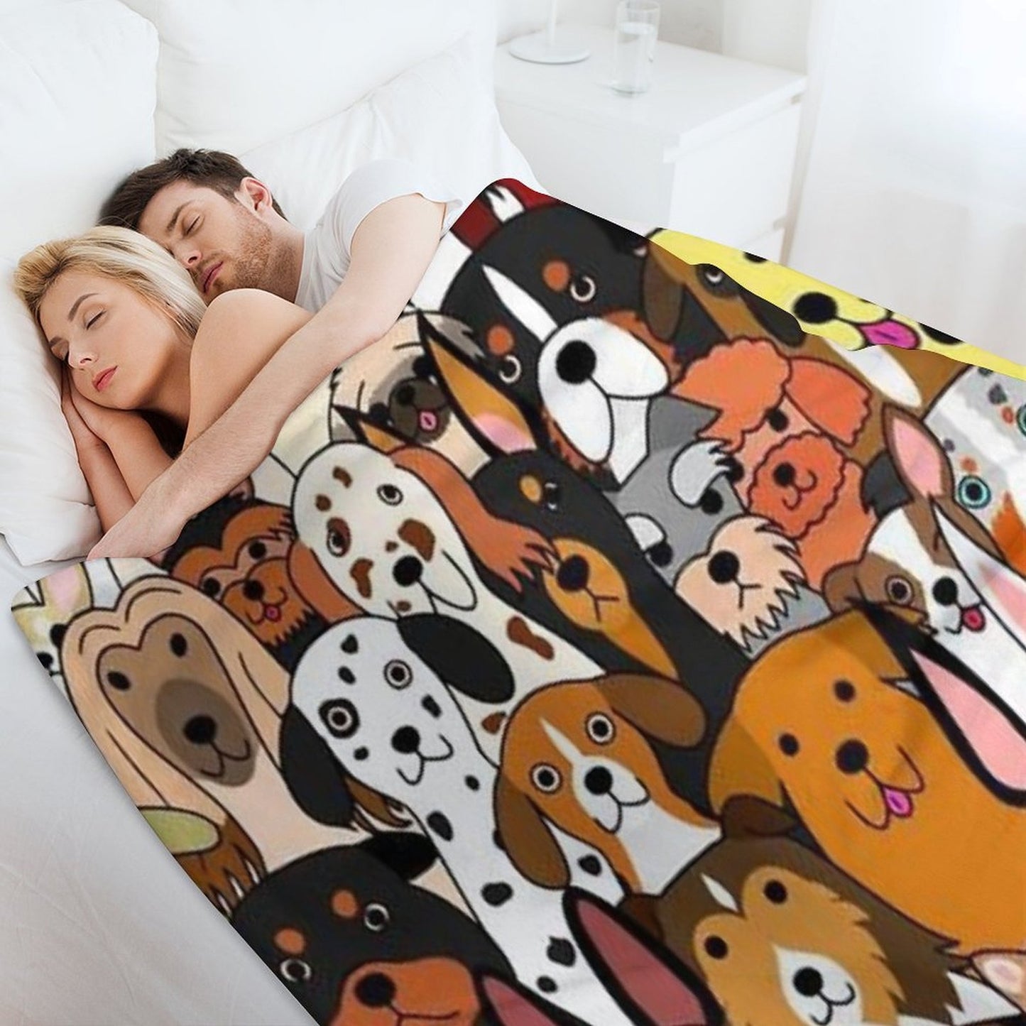 Cute Machine-washable Throw Blanket