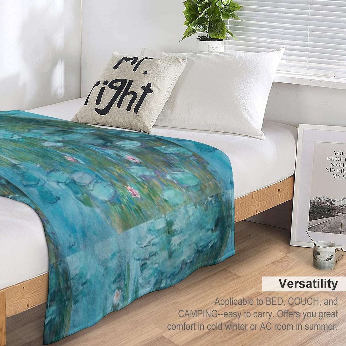 Claude Monet – Nymphéas – Water Lilies Gift-ready Throw Blanket