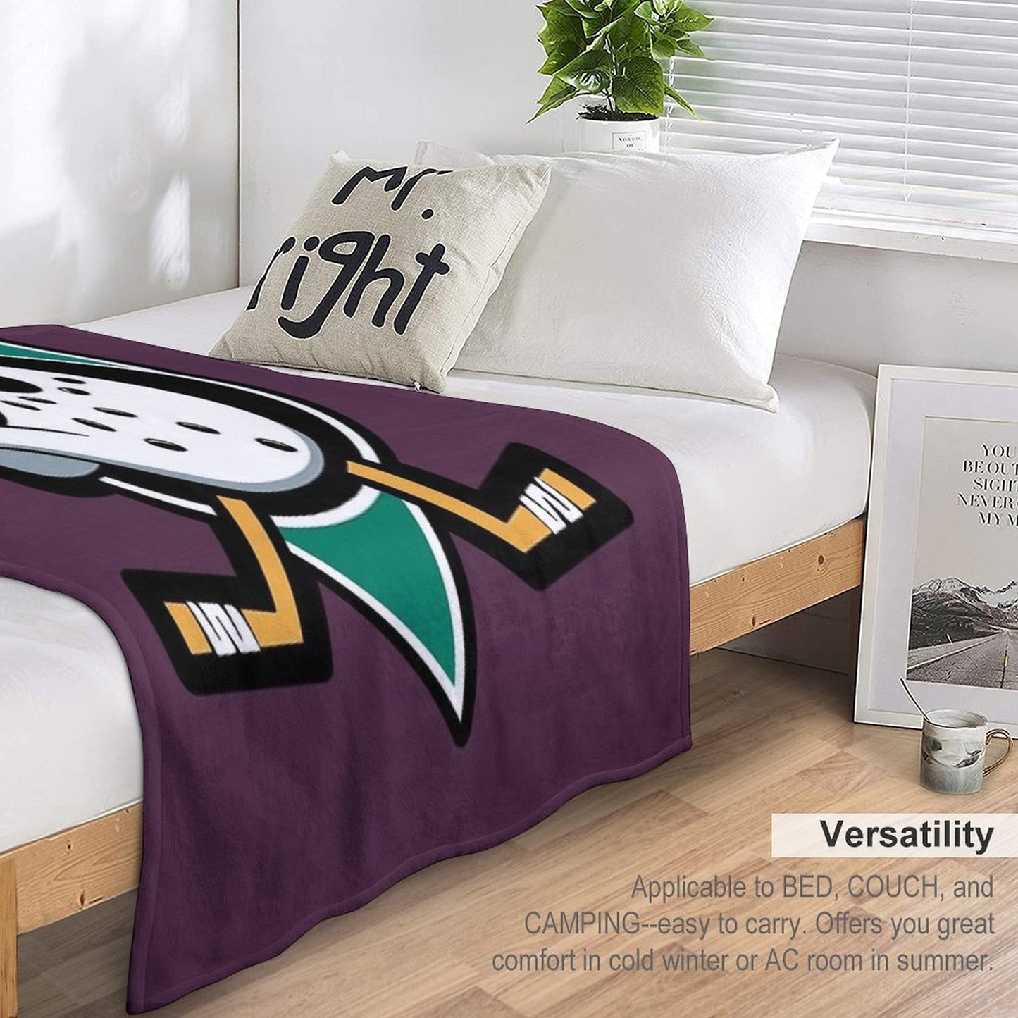 Mighty Ducks All-season Throw Blanket