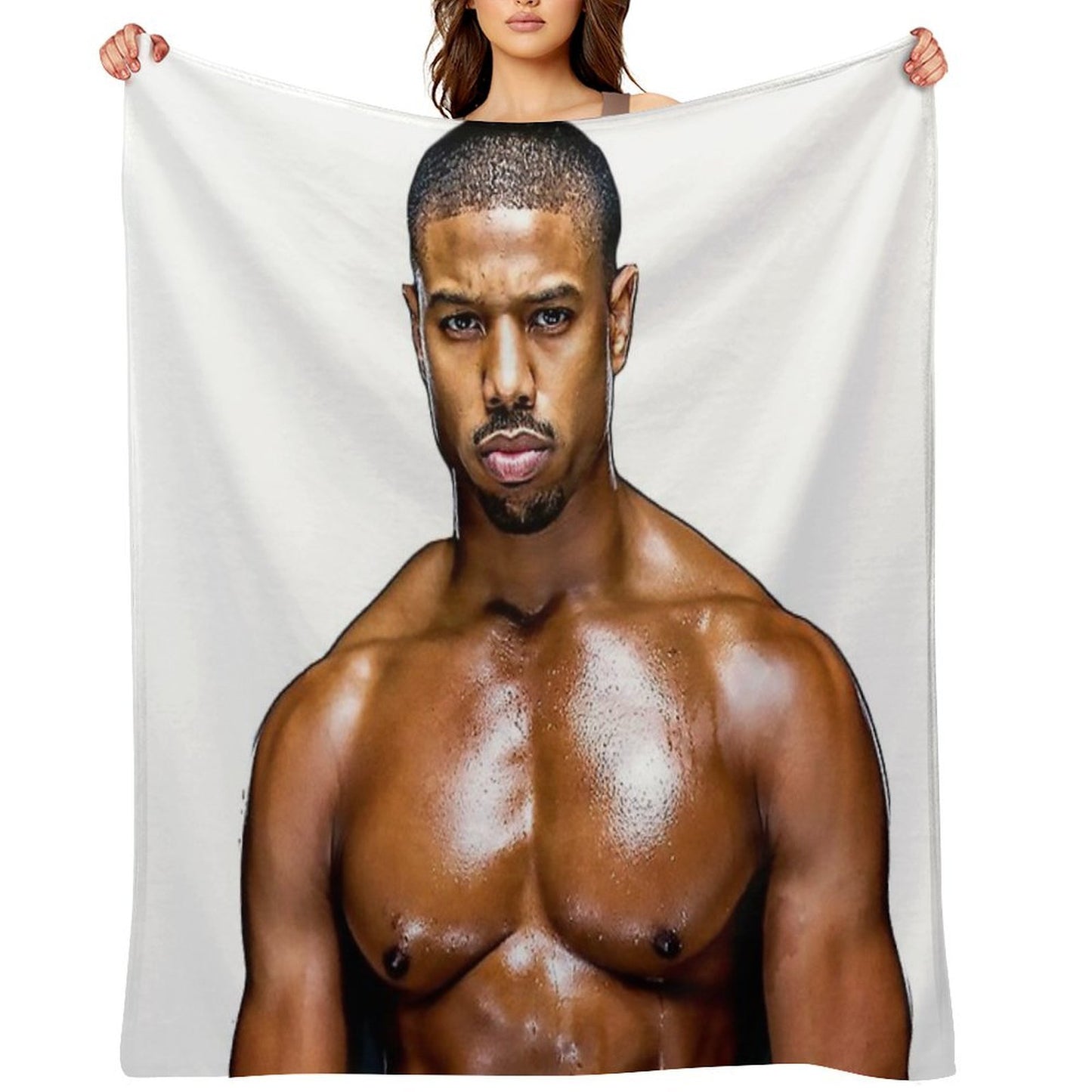 Michael B. Jordan Lightweight Throw Blanket