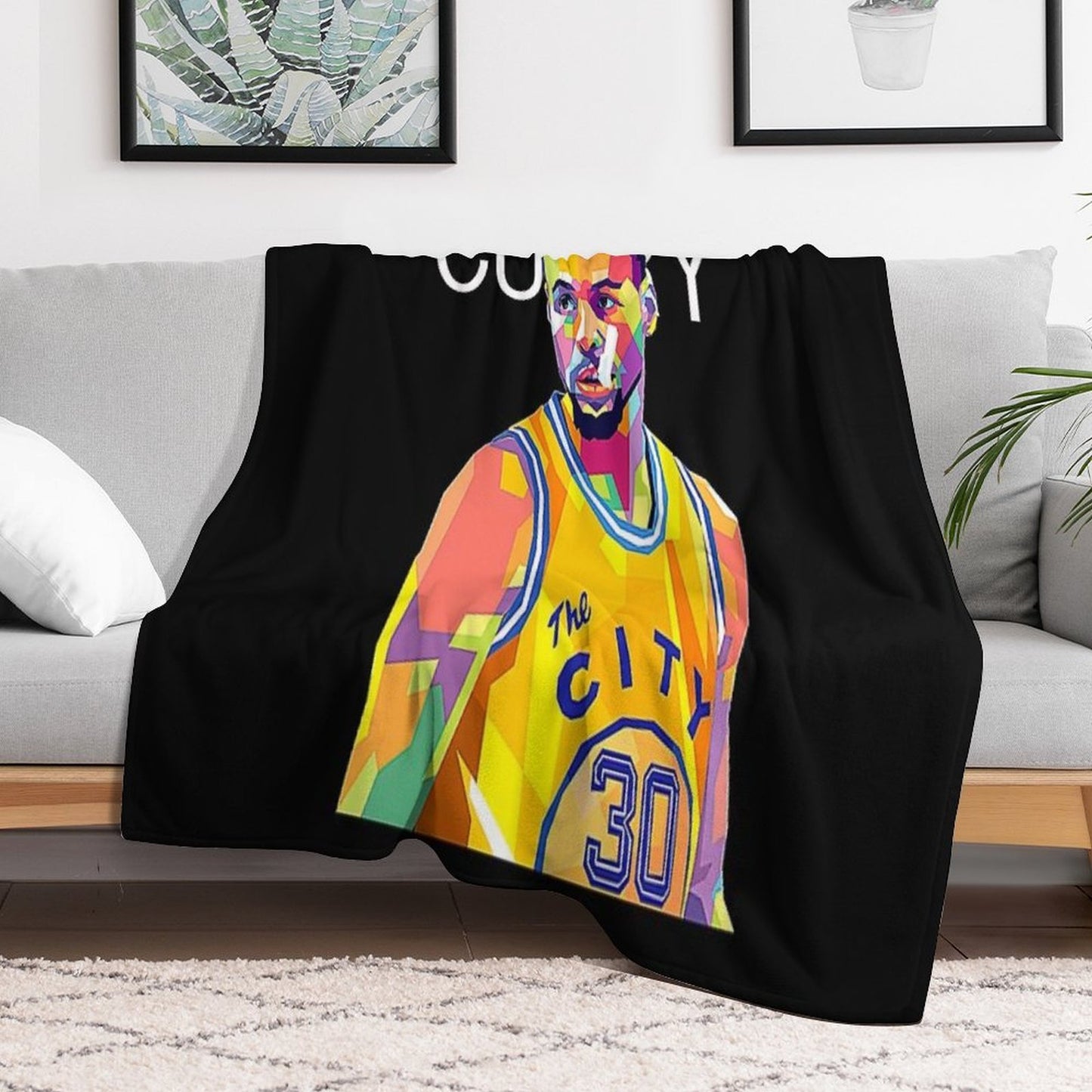 Stephen Curry Velvety-soft Throw Blanket