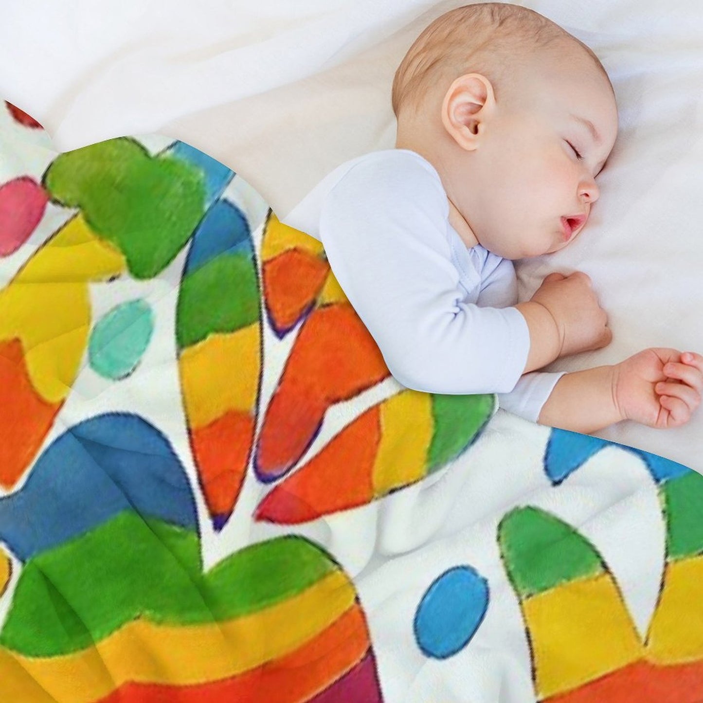 Mexican Otomi Colors Durable Throw Blanket