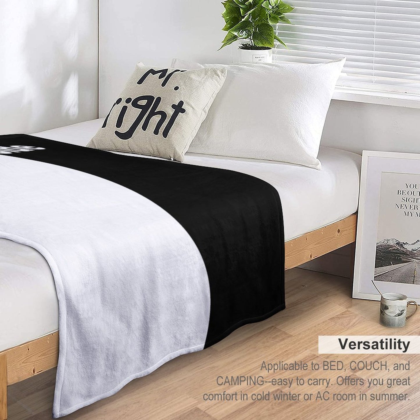 Dog Side My Side Durable Throw Blanket