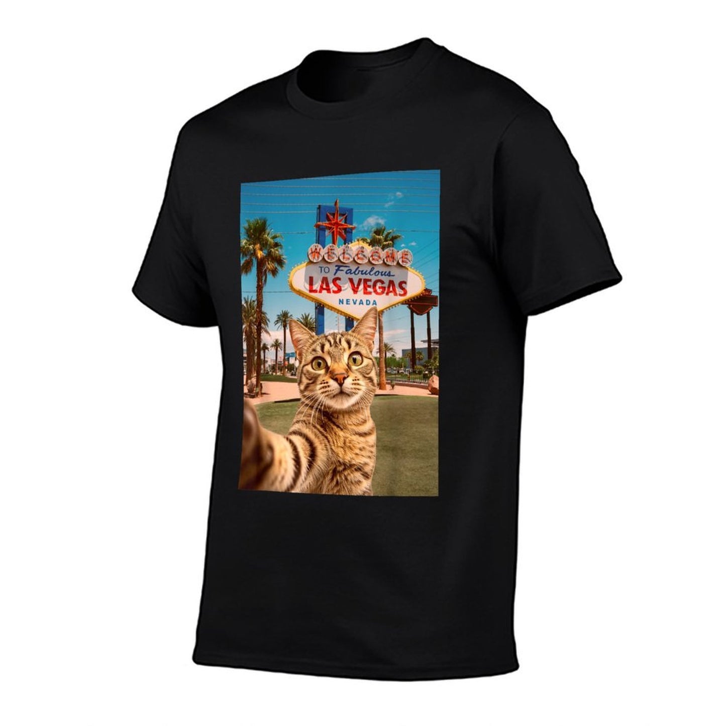 Funny Cat Selfie Las Vegas Classic T-Shirt