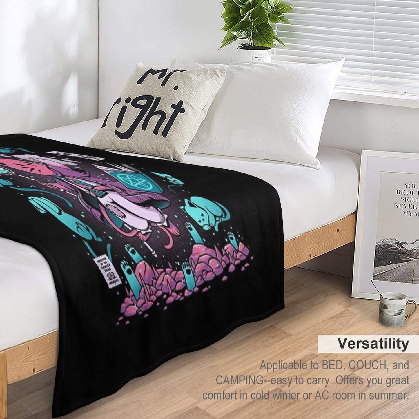 Nekomancer Gift-ready Throw Blanket