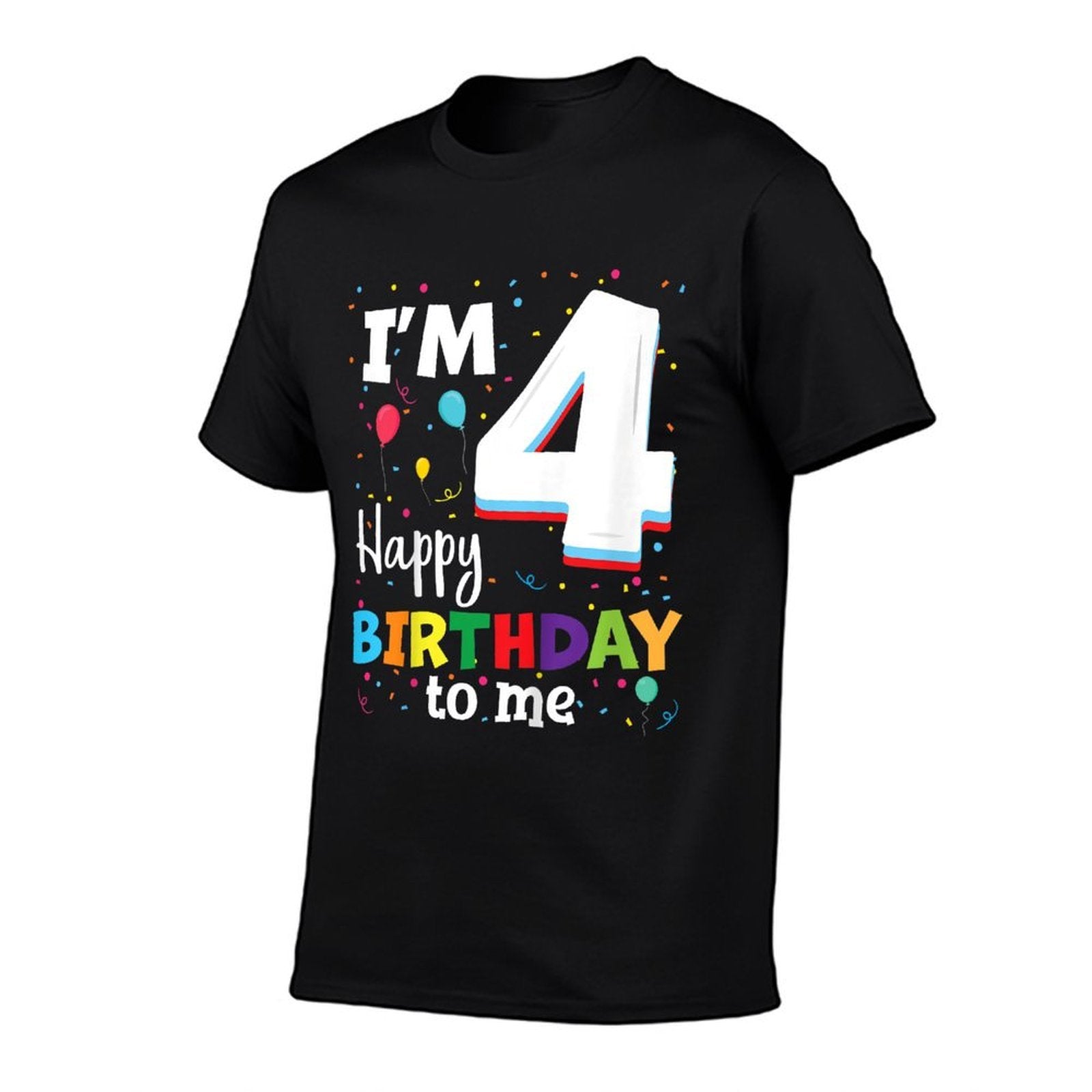 Four 4yr 4th Birthday Happy Birthday Boy 4 Years Old Comfortable T-Shirt