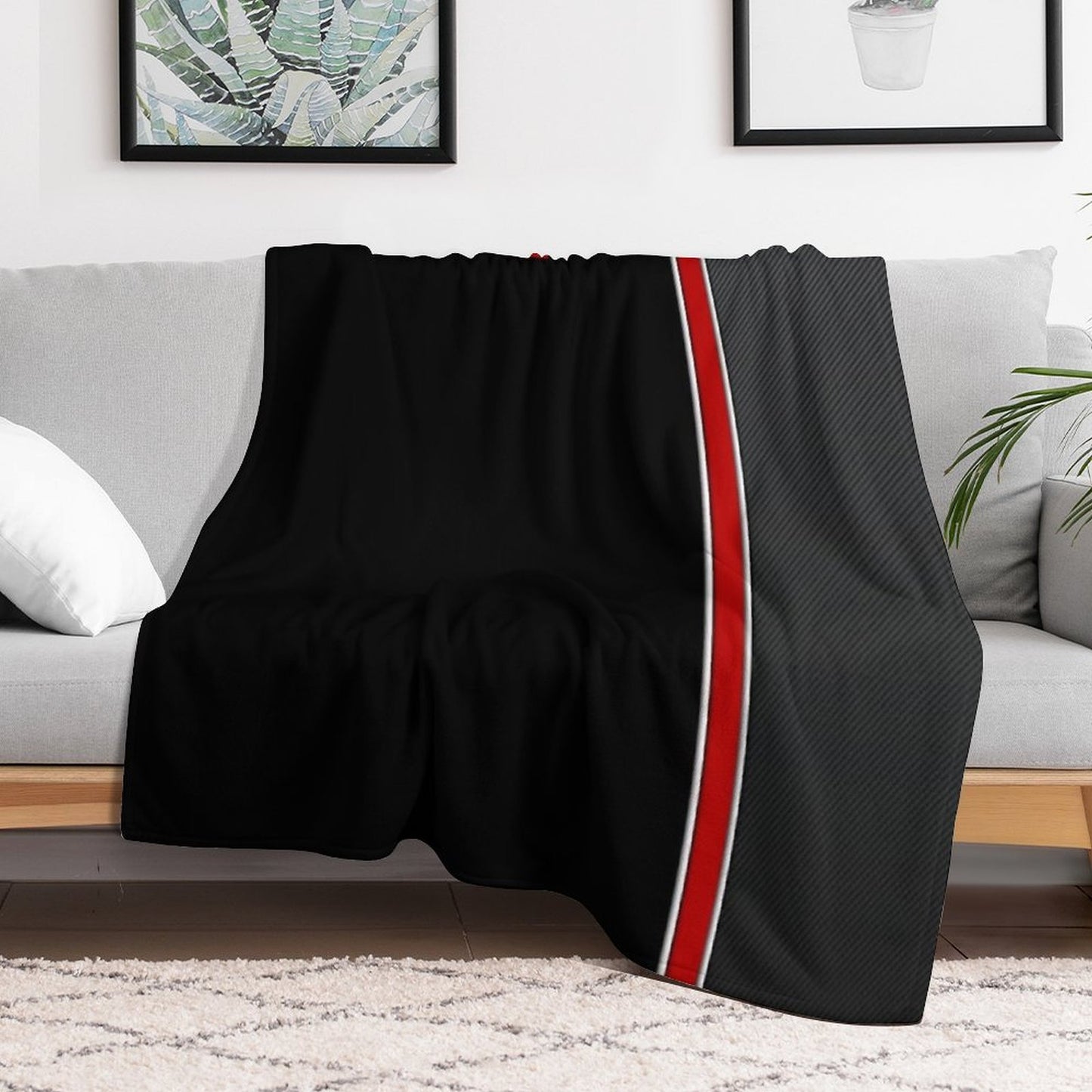 N7 Mass Effect Emblem! Plush Throw Blanket