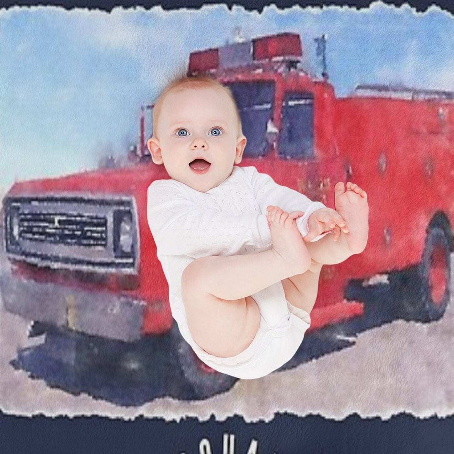 Emergency Squad 51 Truck Quick-dry Throw Blanket
