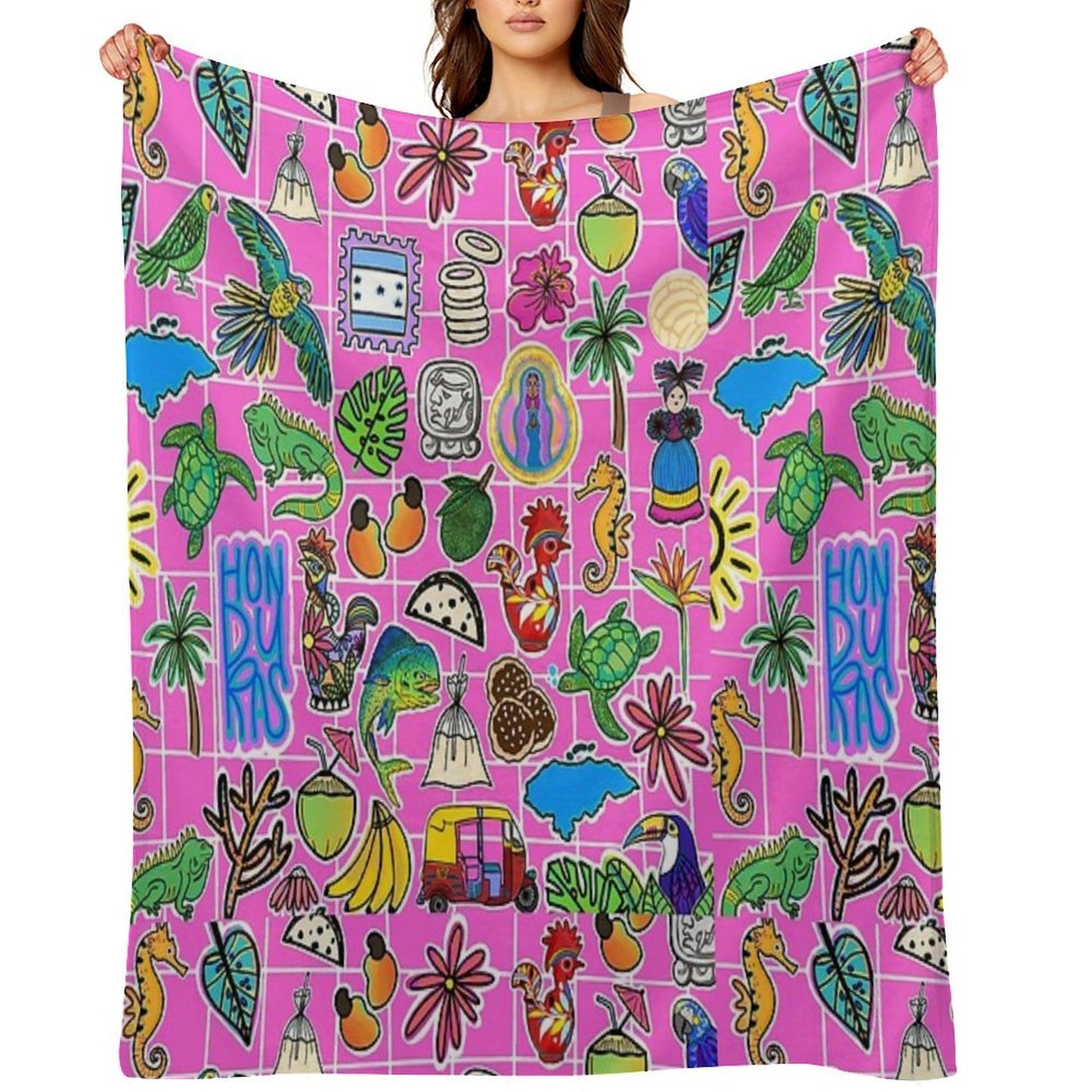 HONDURAS 2023 Versatility Throw Blanket
