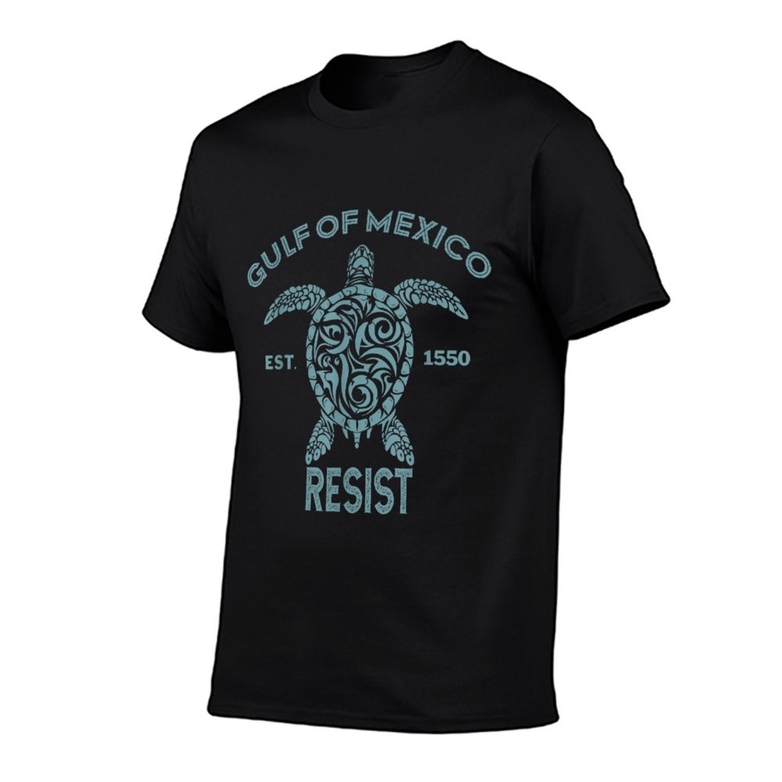 Cute Gulf of Mexico Sea Turtle  Summer-ready Fabric T-Shirt