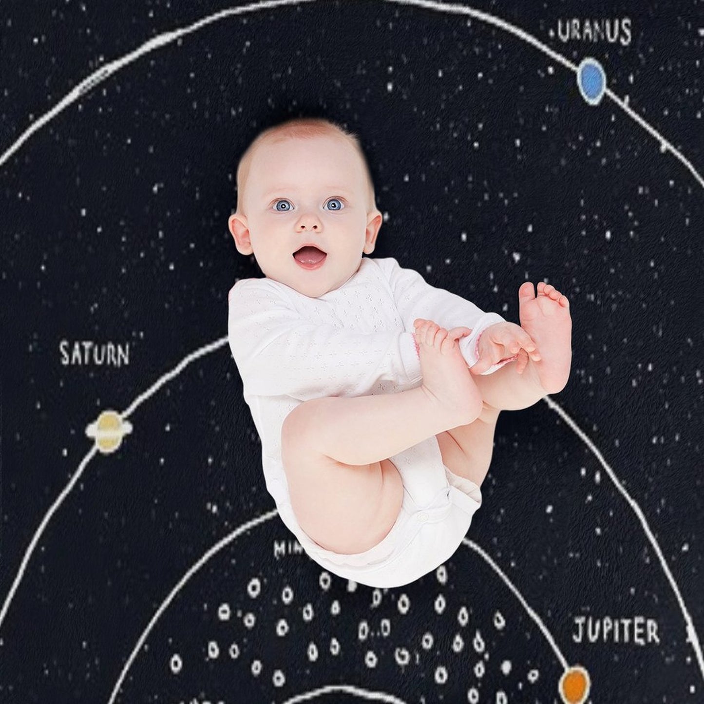 Solar System Premium Throw Blanket