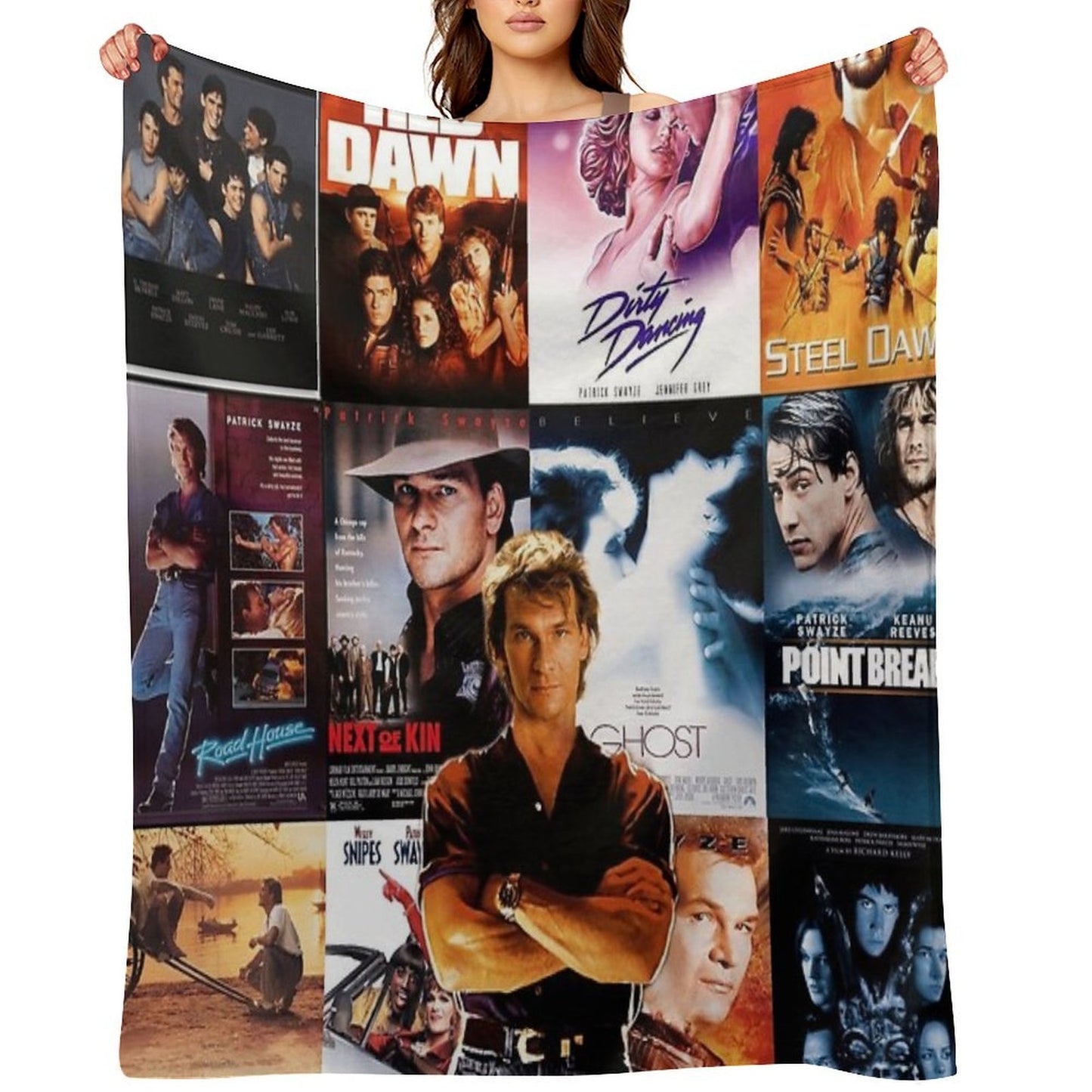 Collage of Swayze Velvety-soft Throw Blanket