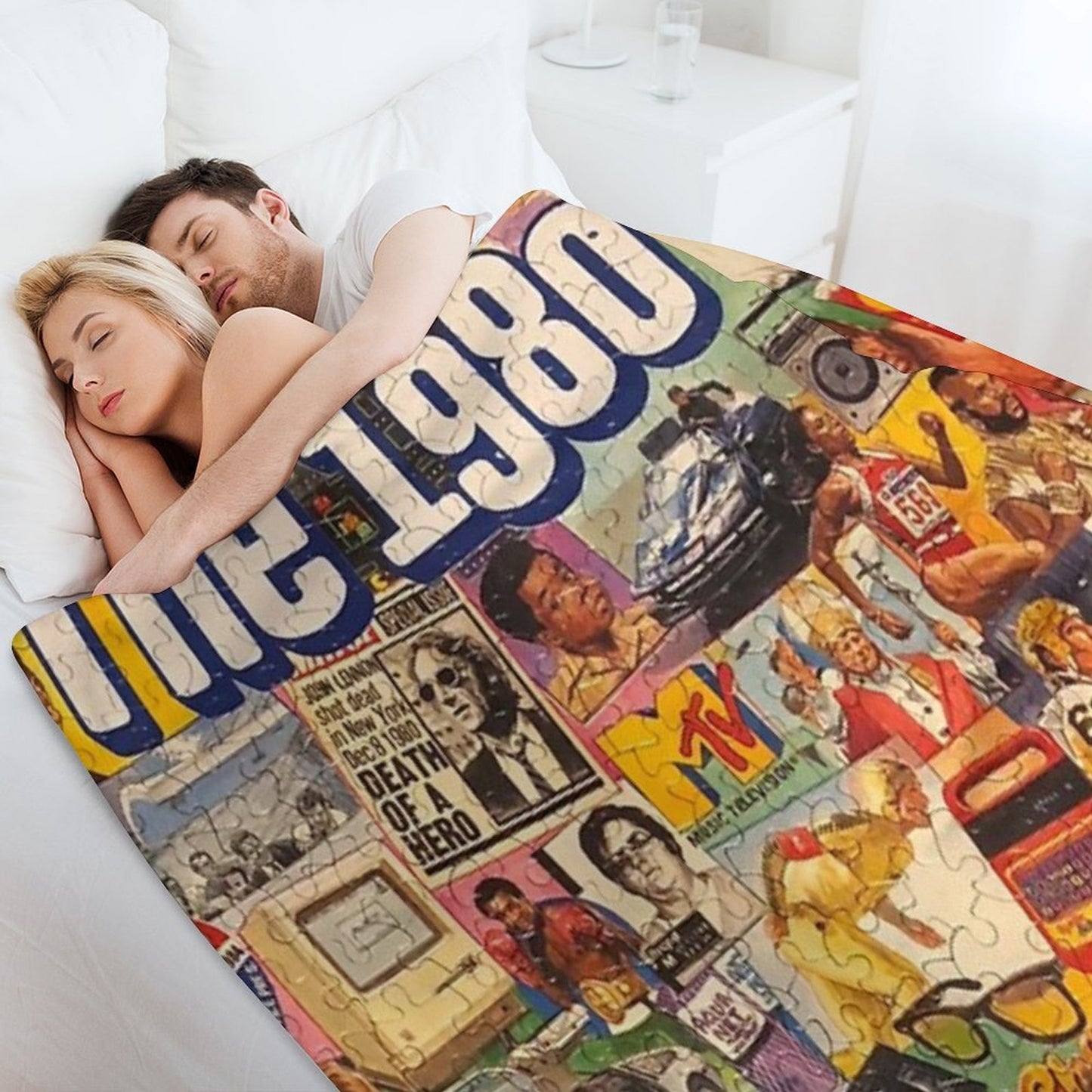 1980’s Shrink-resistant Throw Blanket