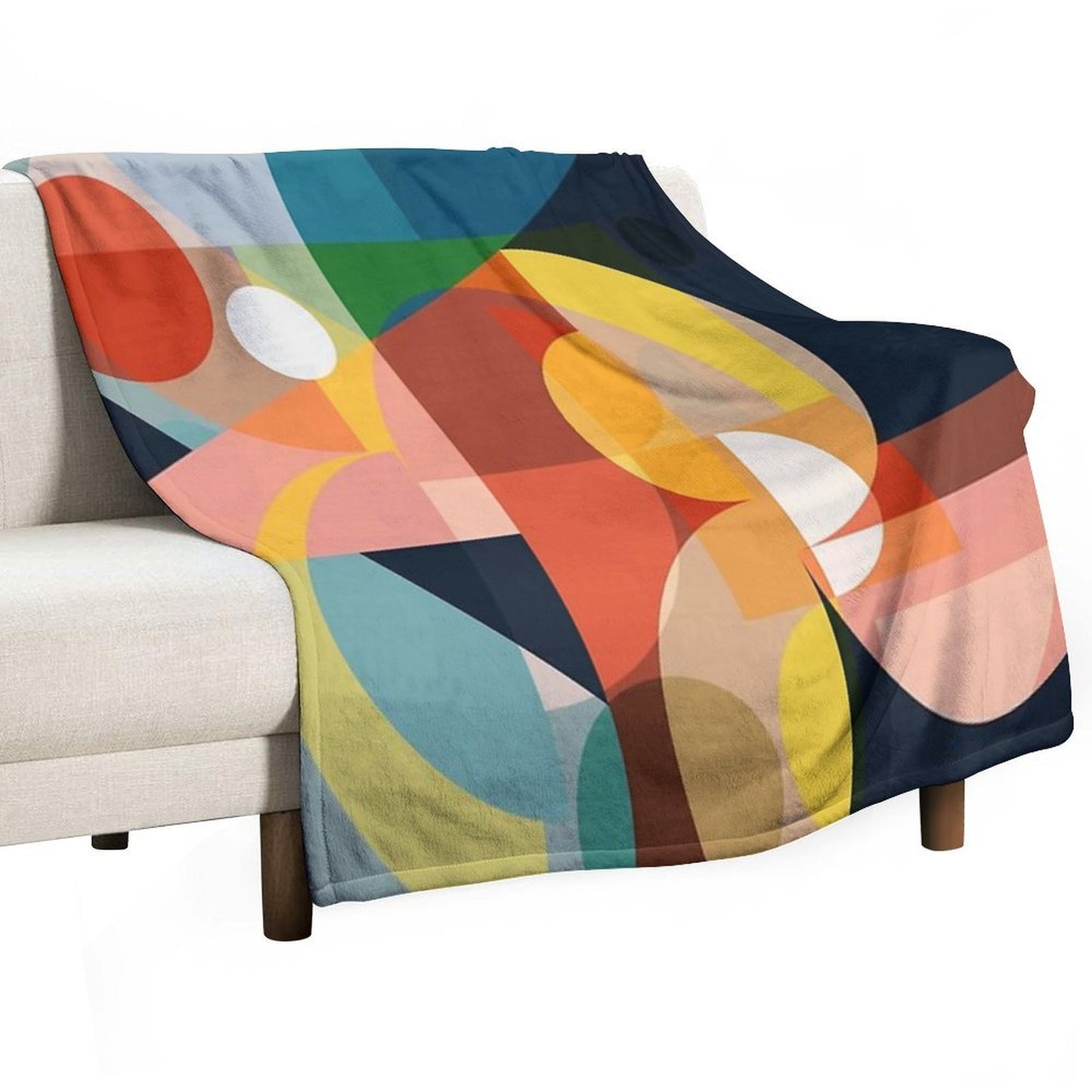 Mid Century Design 4 Compact Throw Blanket