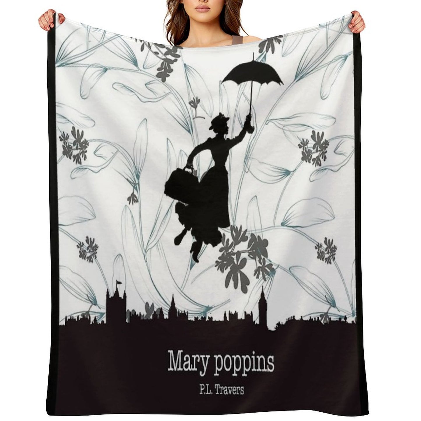 Mary Poppins Shrink-resistant Throw Blanket
