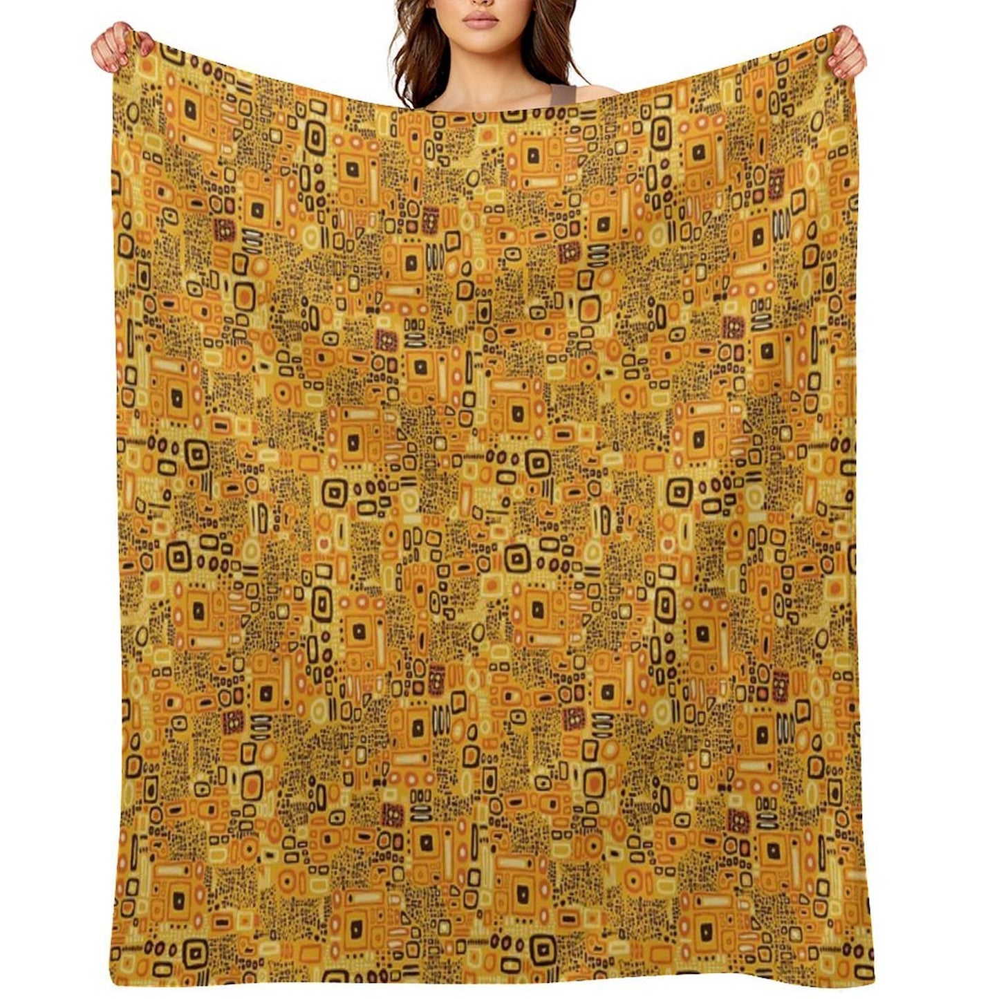 Klimt Pattern Anti-pilling Throw Blanket