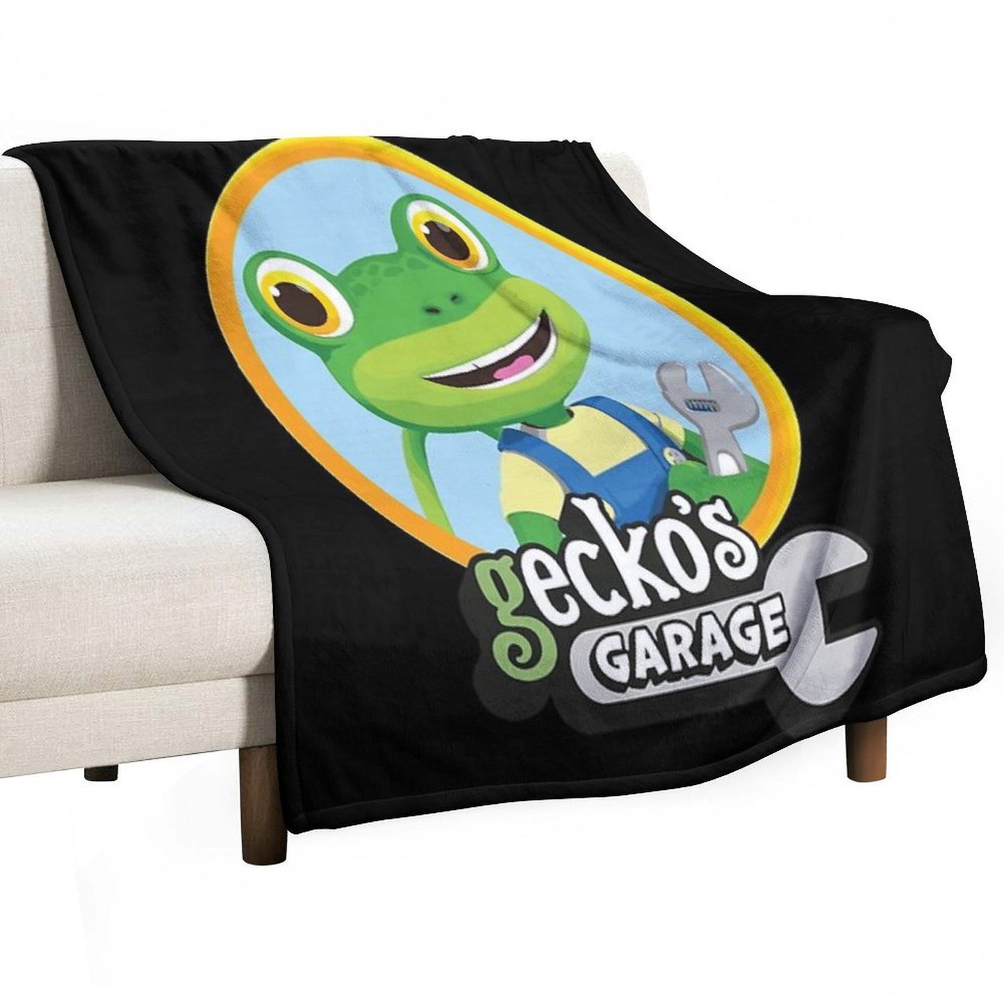 Kids Garage Gecko's GG Easy Care Throw Blanket