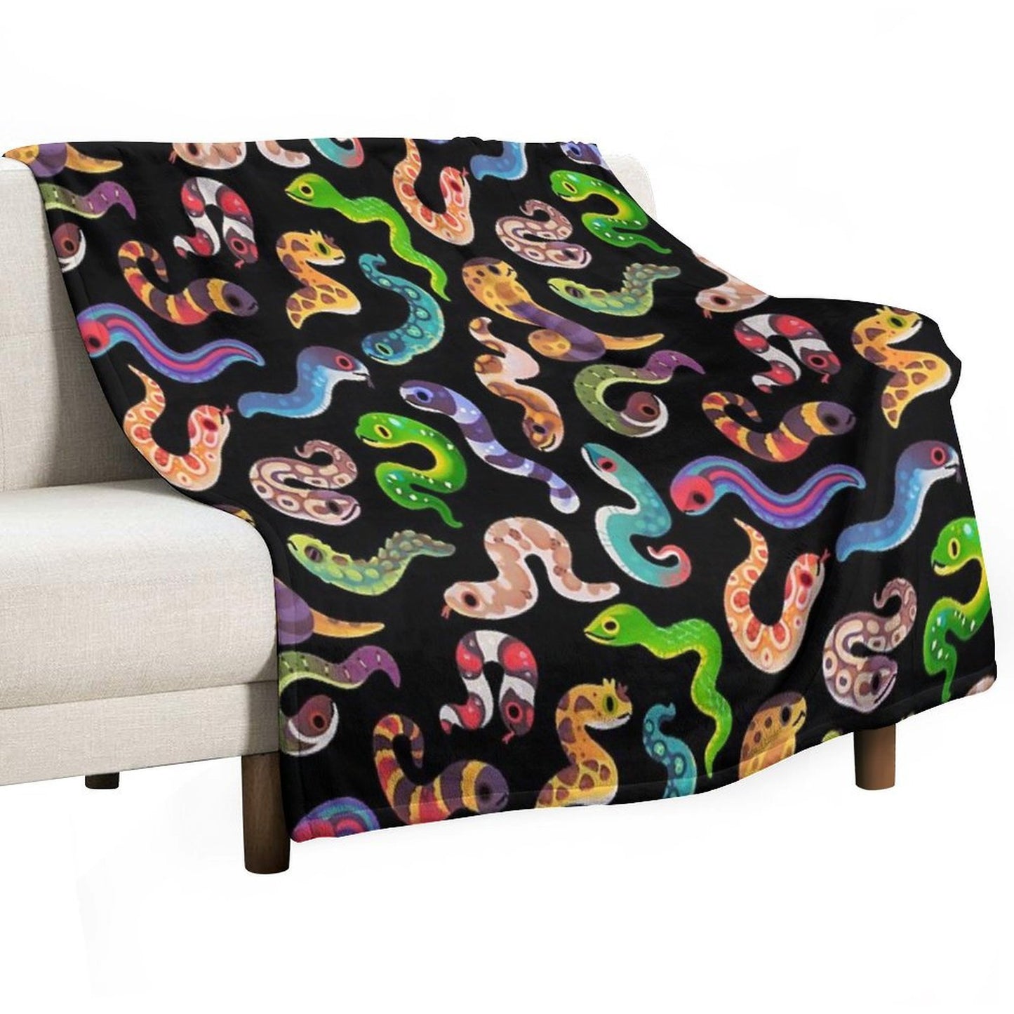 Serpent Day Quick-dry Throw Blanket