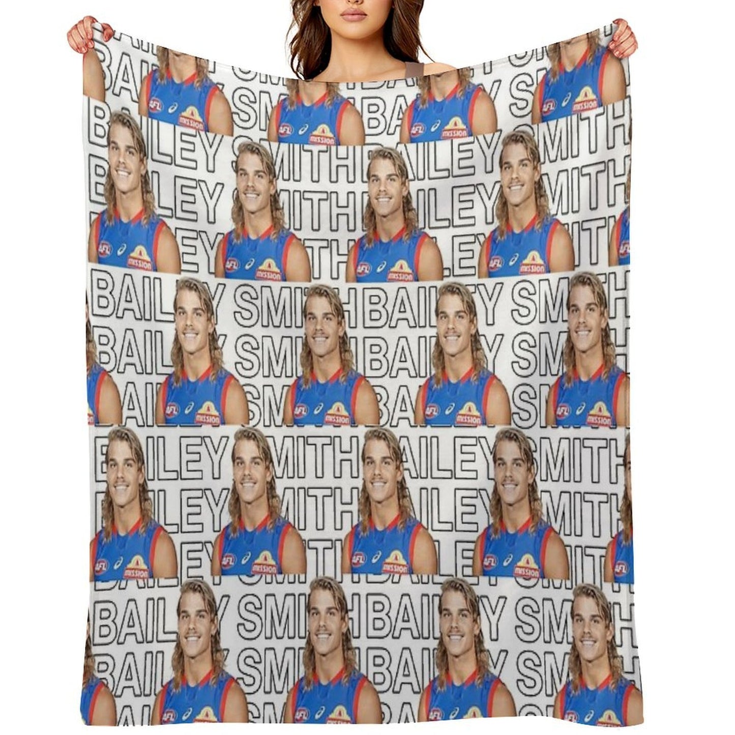 Bailey Smith Easy Care Throw Blanket