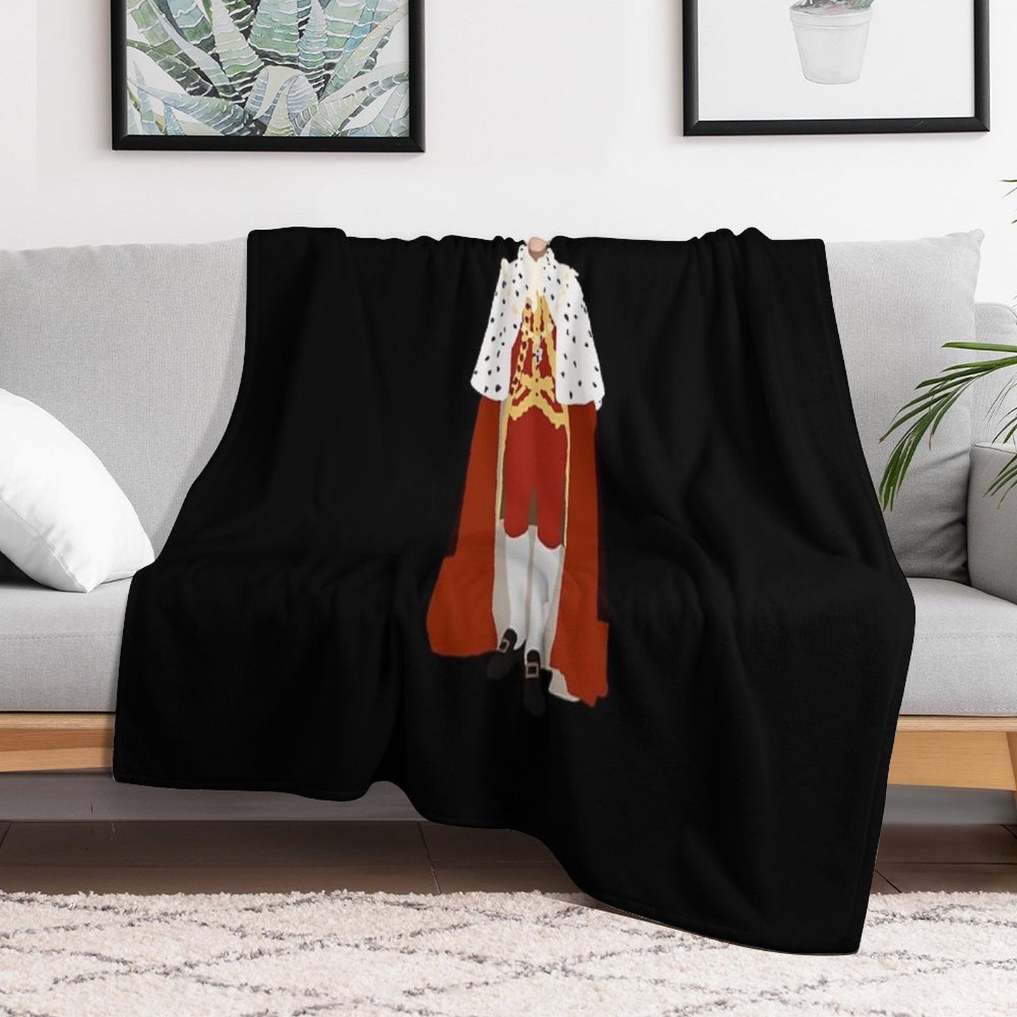 King George Compact Throw Blanket