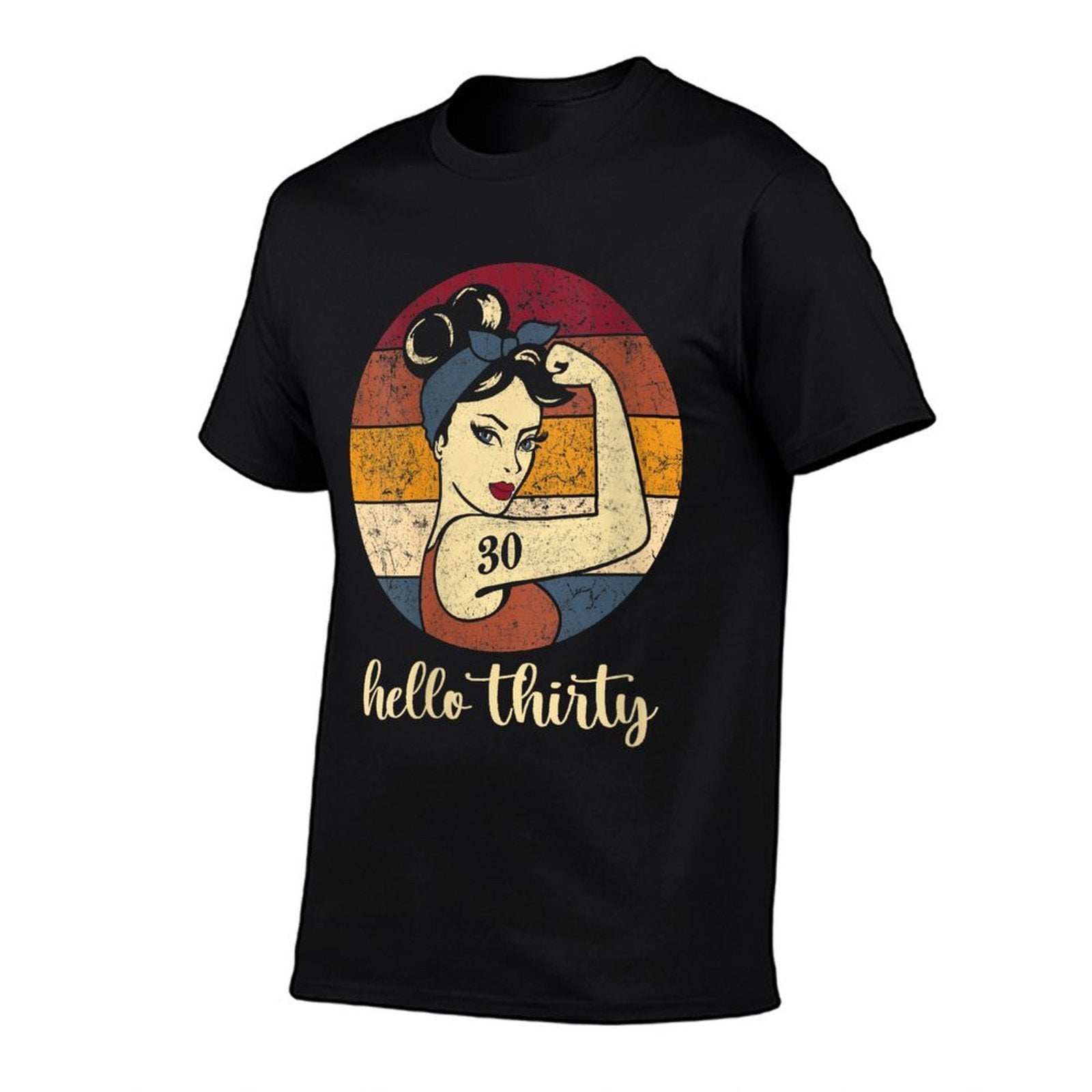 Womens Hello Thirty 30th Birthday Gifts Women Funny Hello 30  Soft T-Shirt