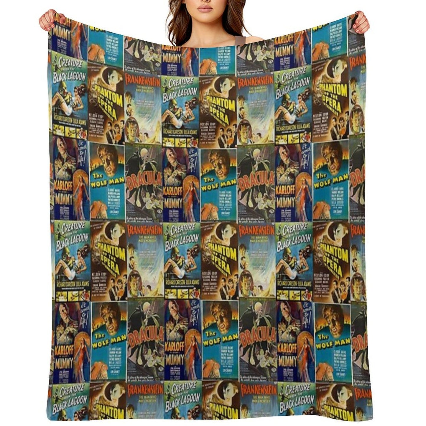 Universal Monsters Compact Throw Blanket