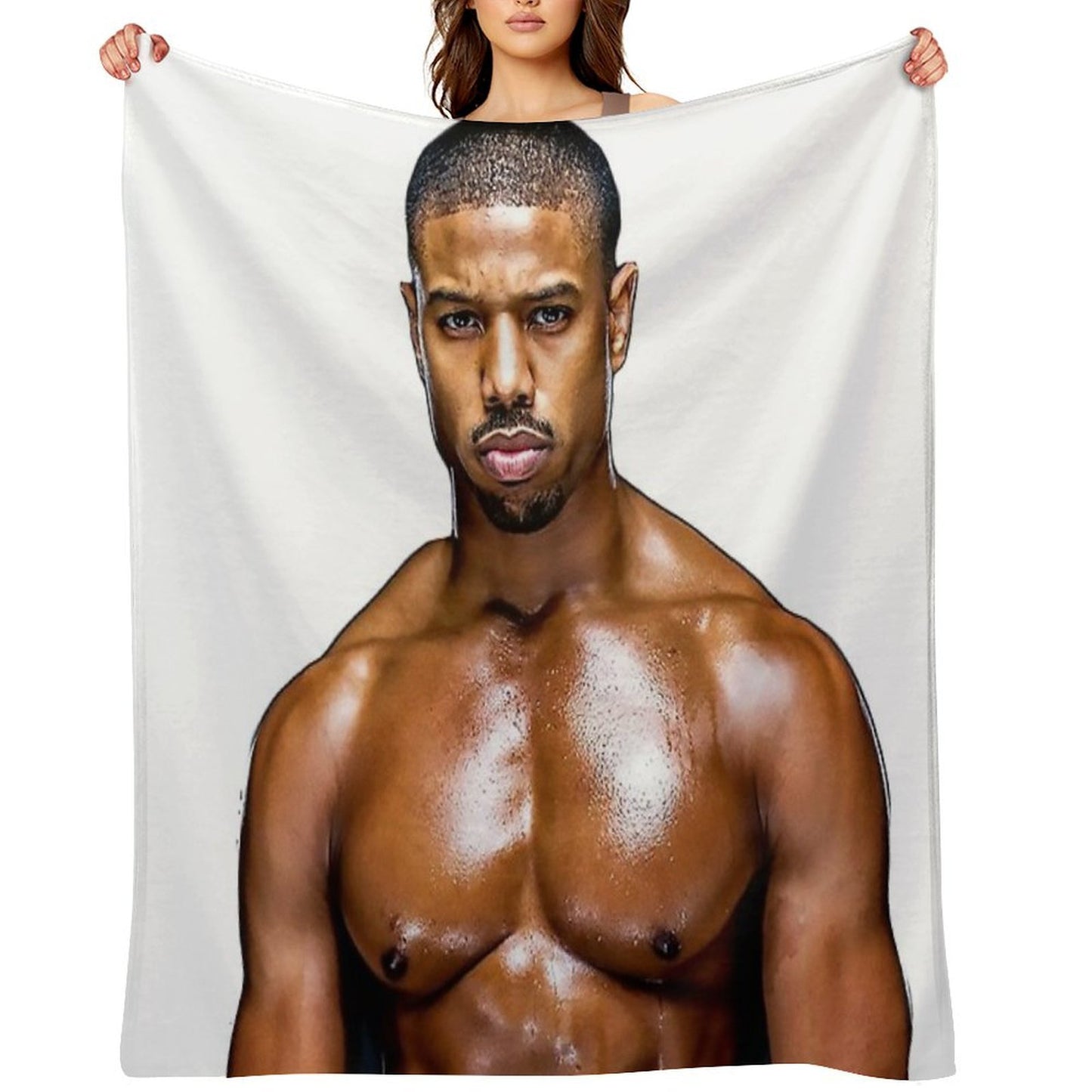 Michael B. Jordan Lightweight Throw Blanket