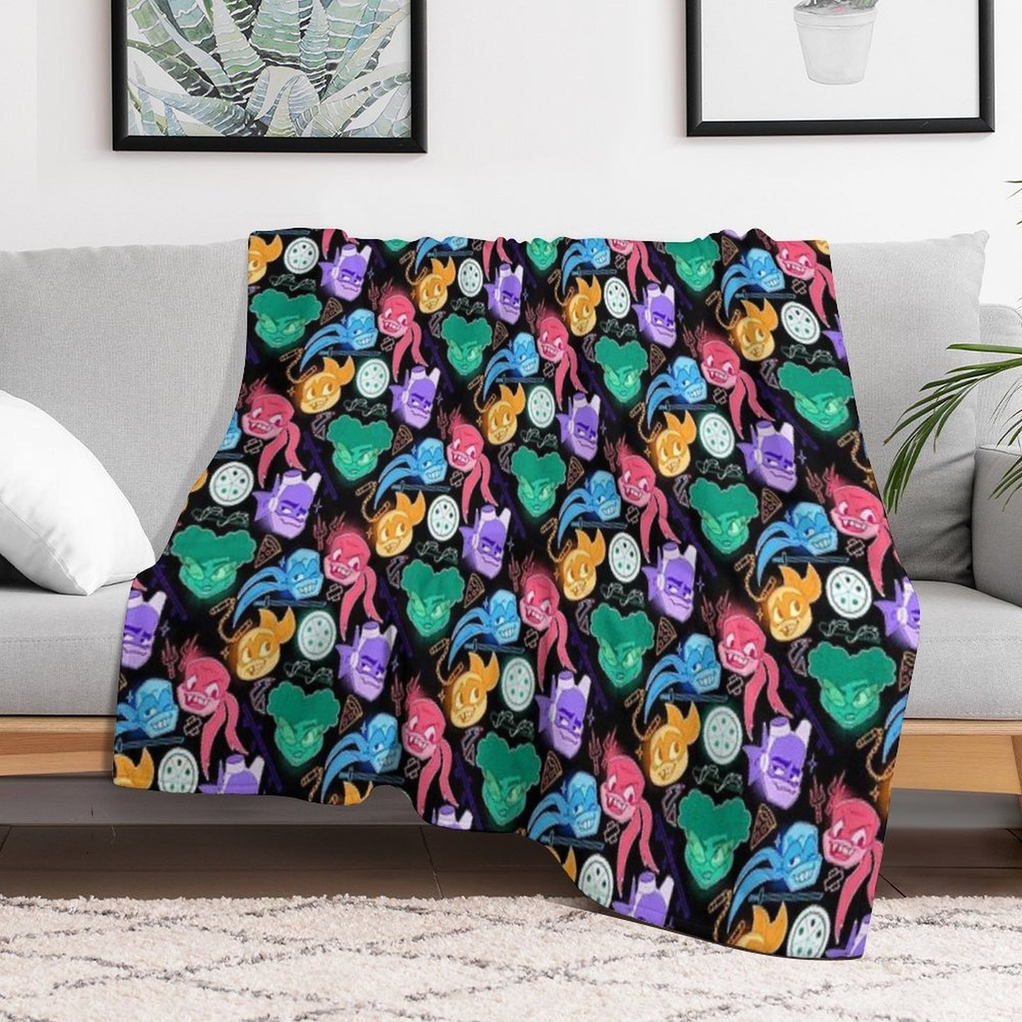 Turtle Power! Eco-conscious Throw Blanket
