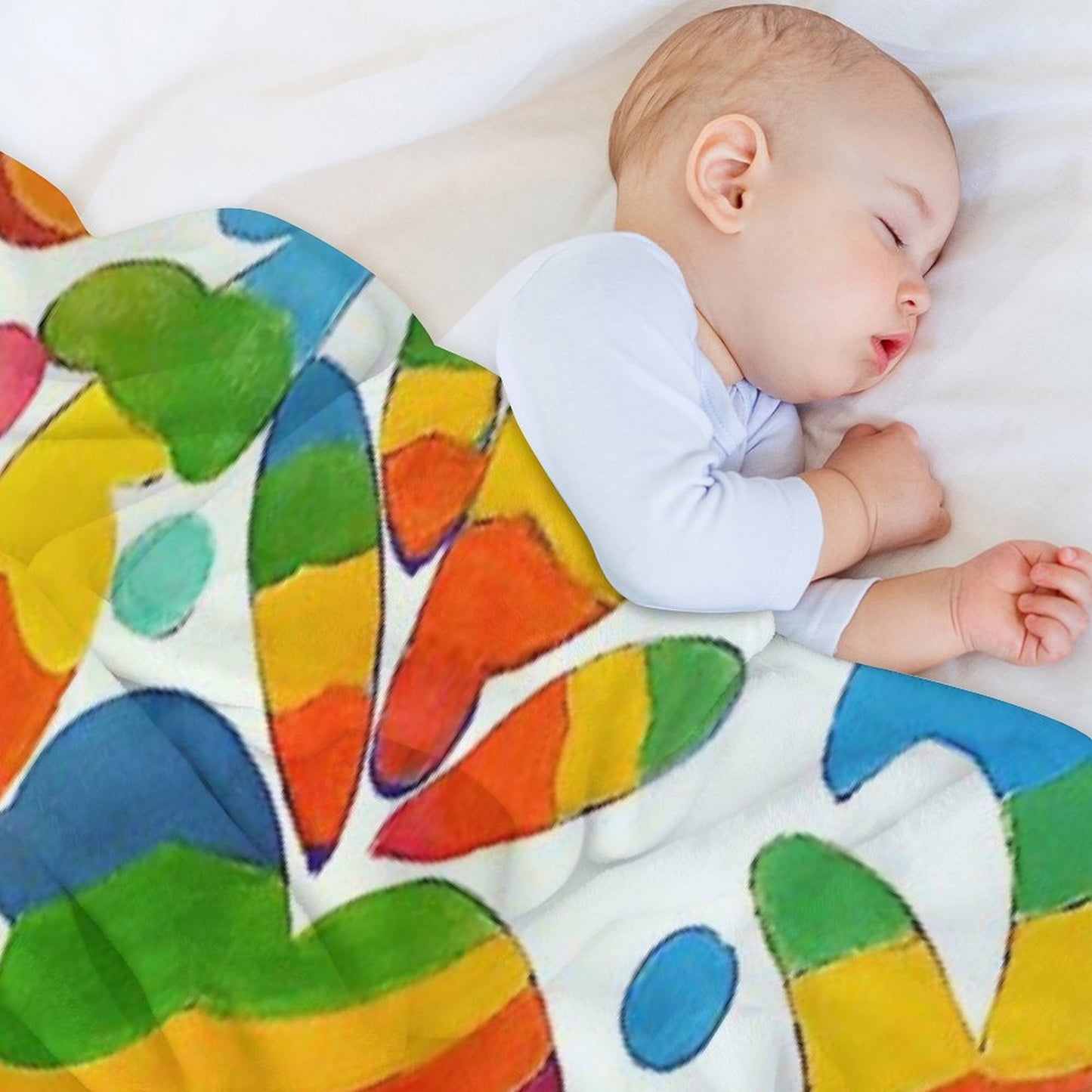 Mexican Otomi Colors Multi-functional Throw Blanket