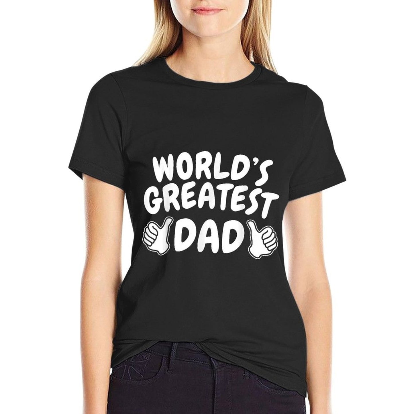 1 Dad Shirt Number 1 Dad Worlds Greatest Dad Tshirt Soft T-Shirt