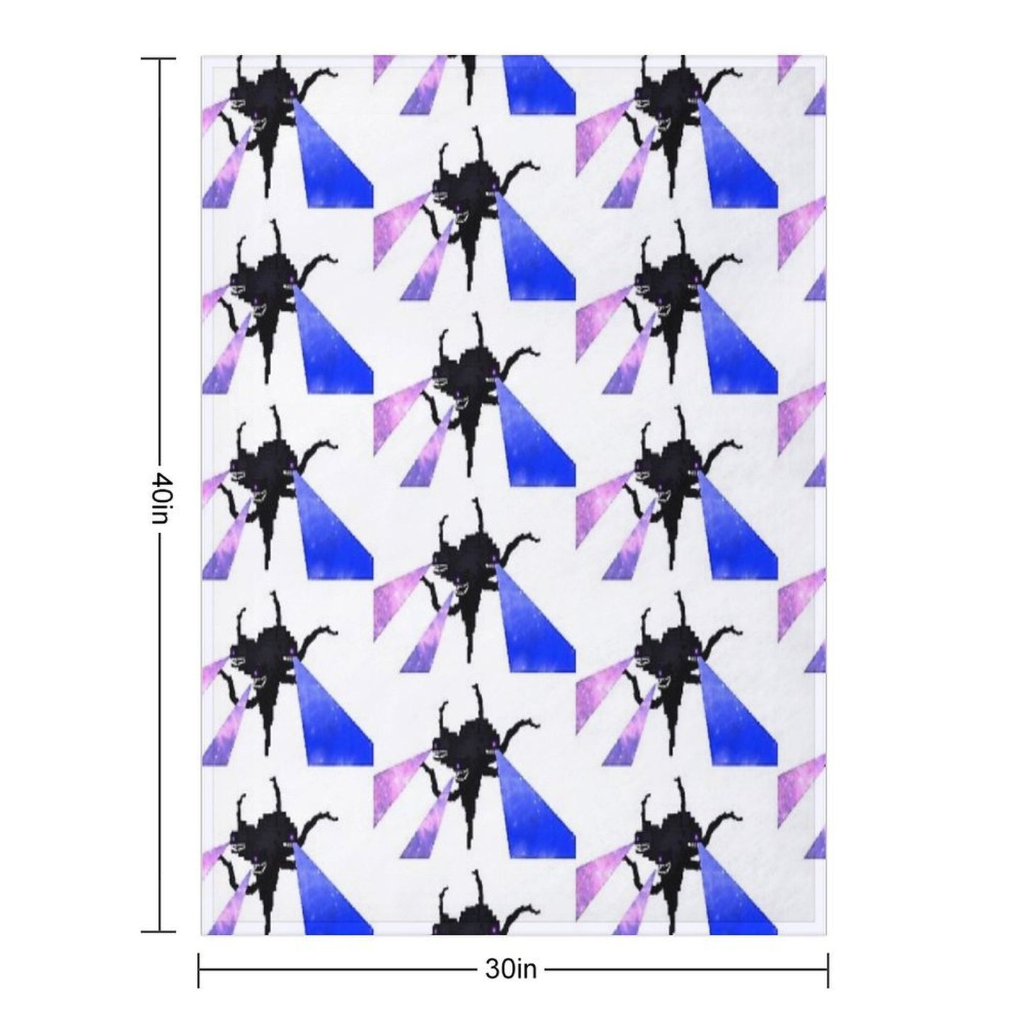 Galaxy Wither Storm Anti-pilling Throw Blanket