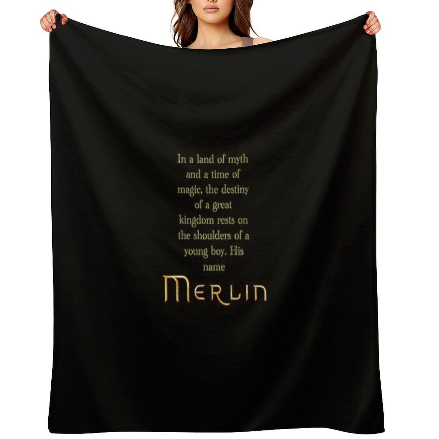 Merlin Intro Velvety-soft Throw Blanket