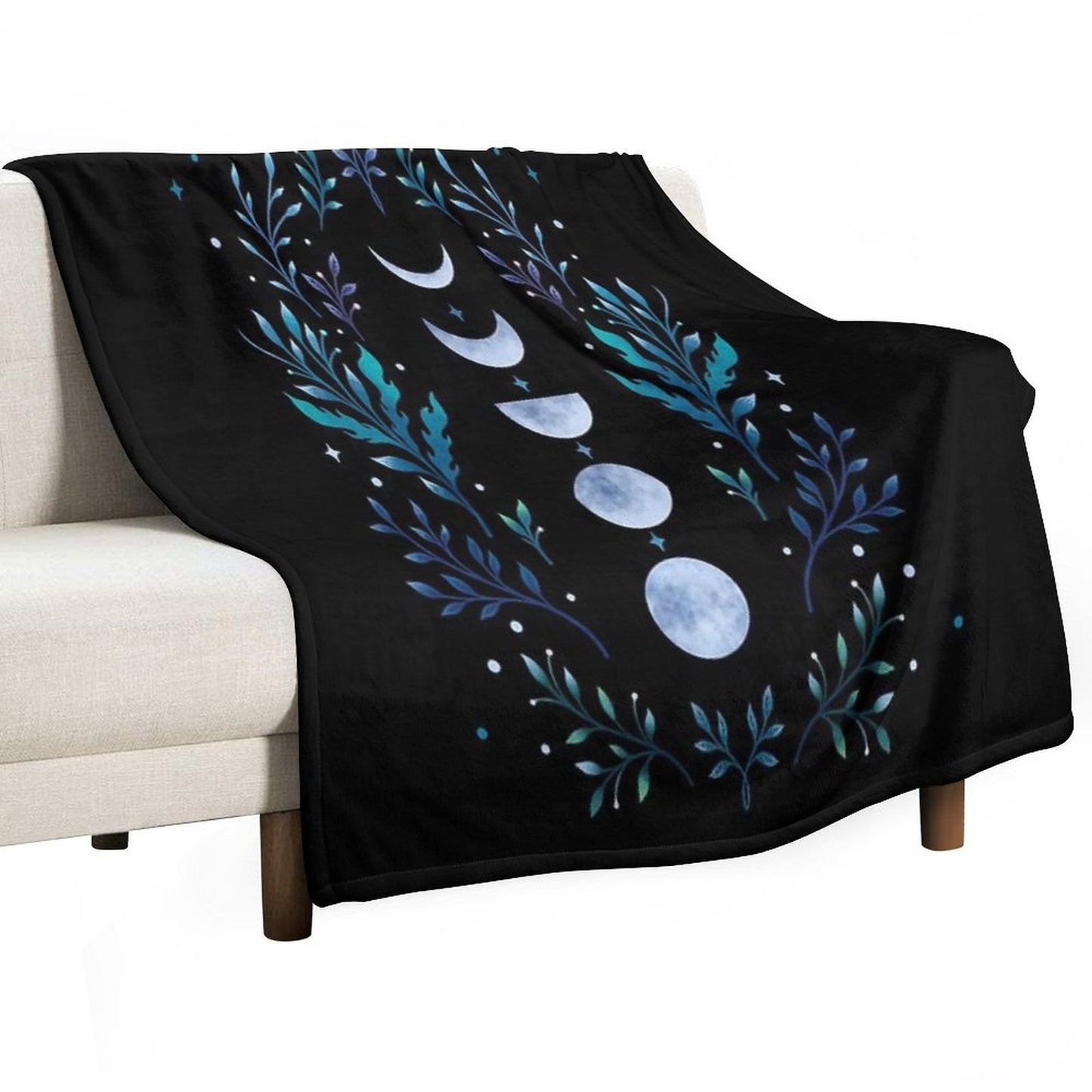 Moonlit Garden Compact Throw Blanket